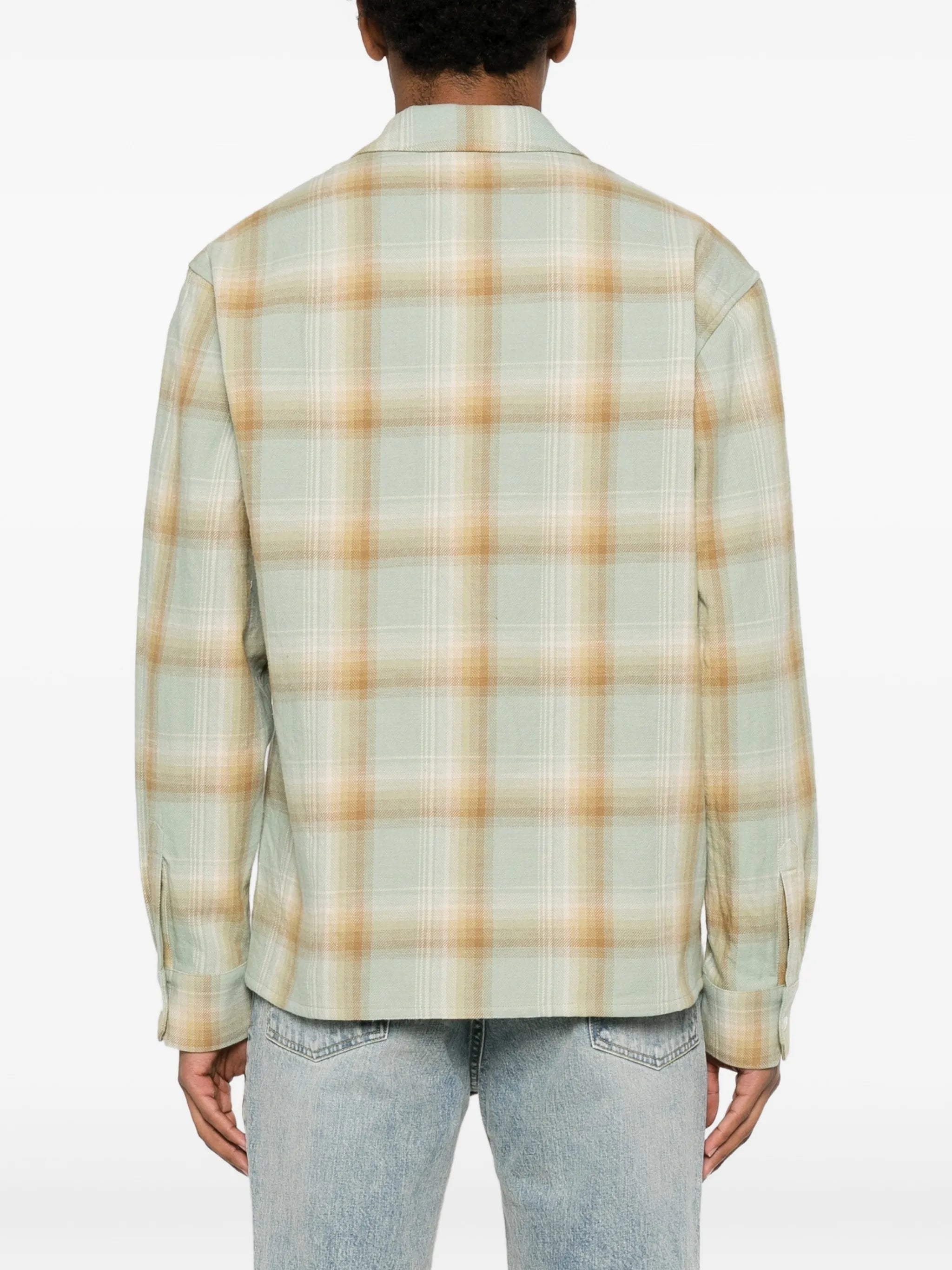 Logan ombre checked shirt