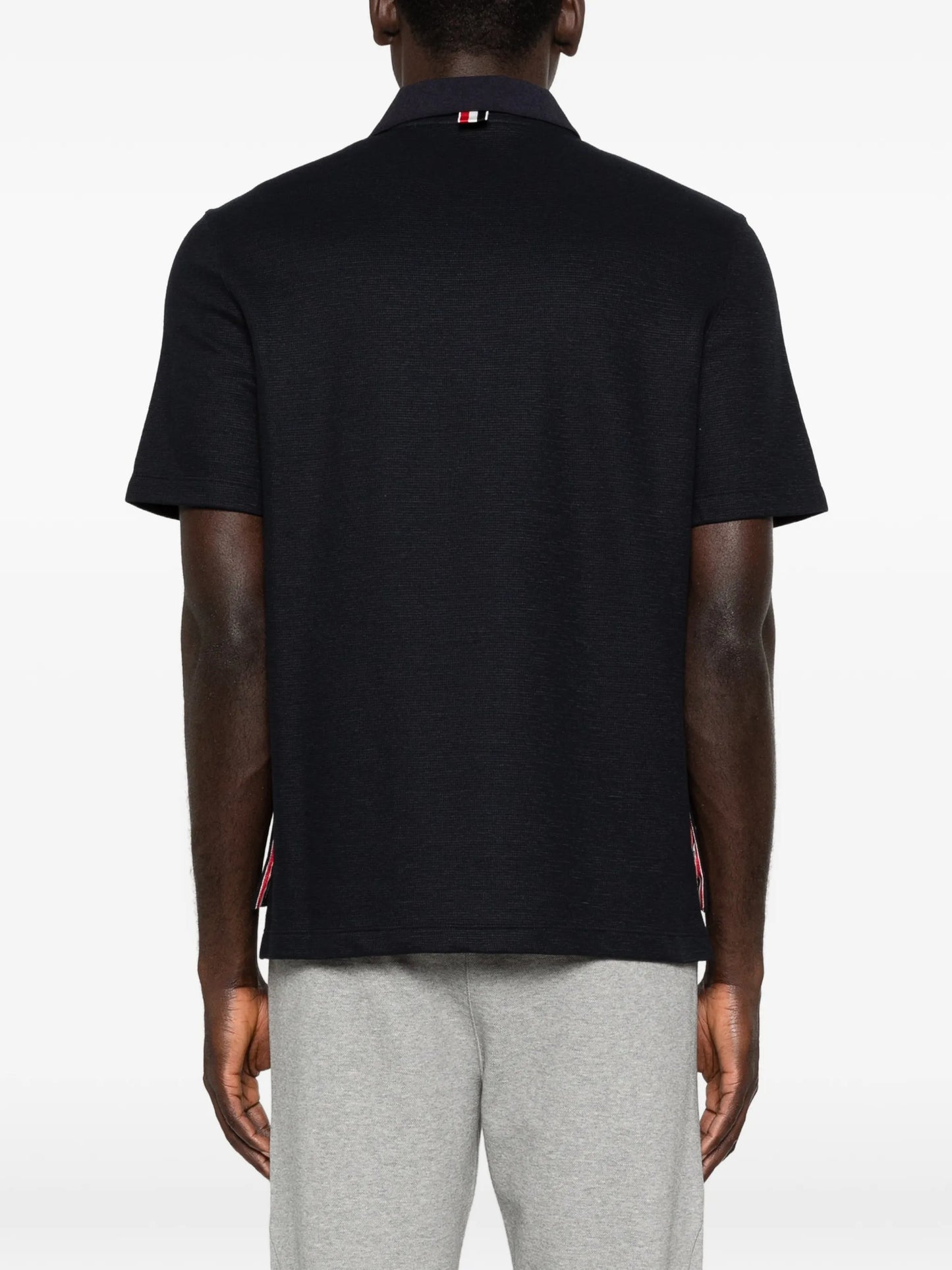 logo-embroidery polo shirt