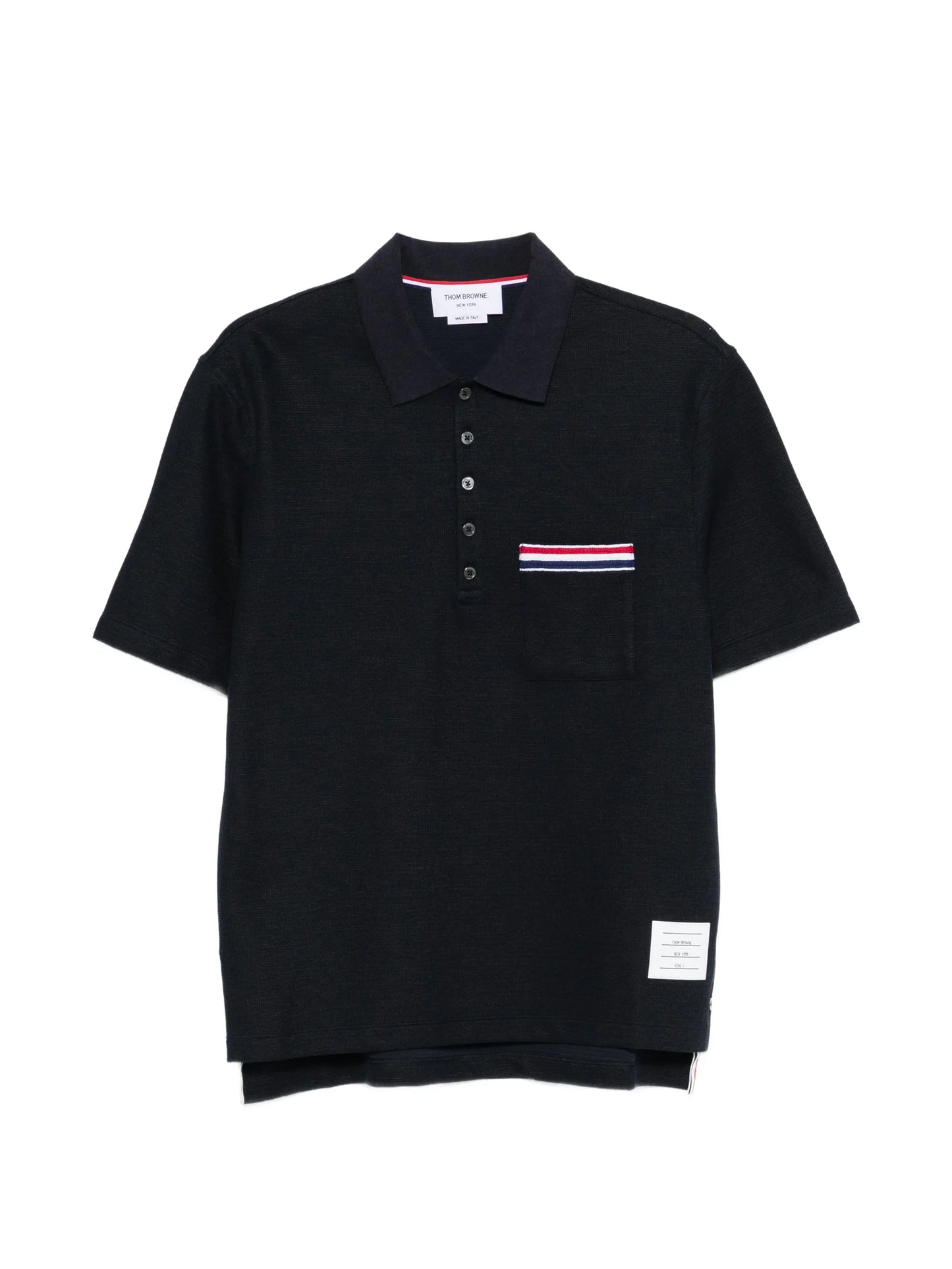 logo-embroidery polo shirt