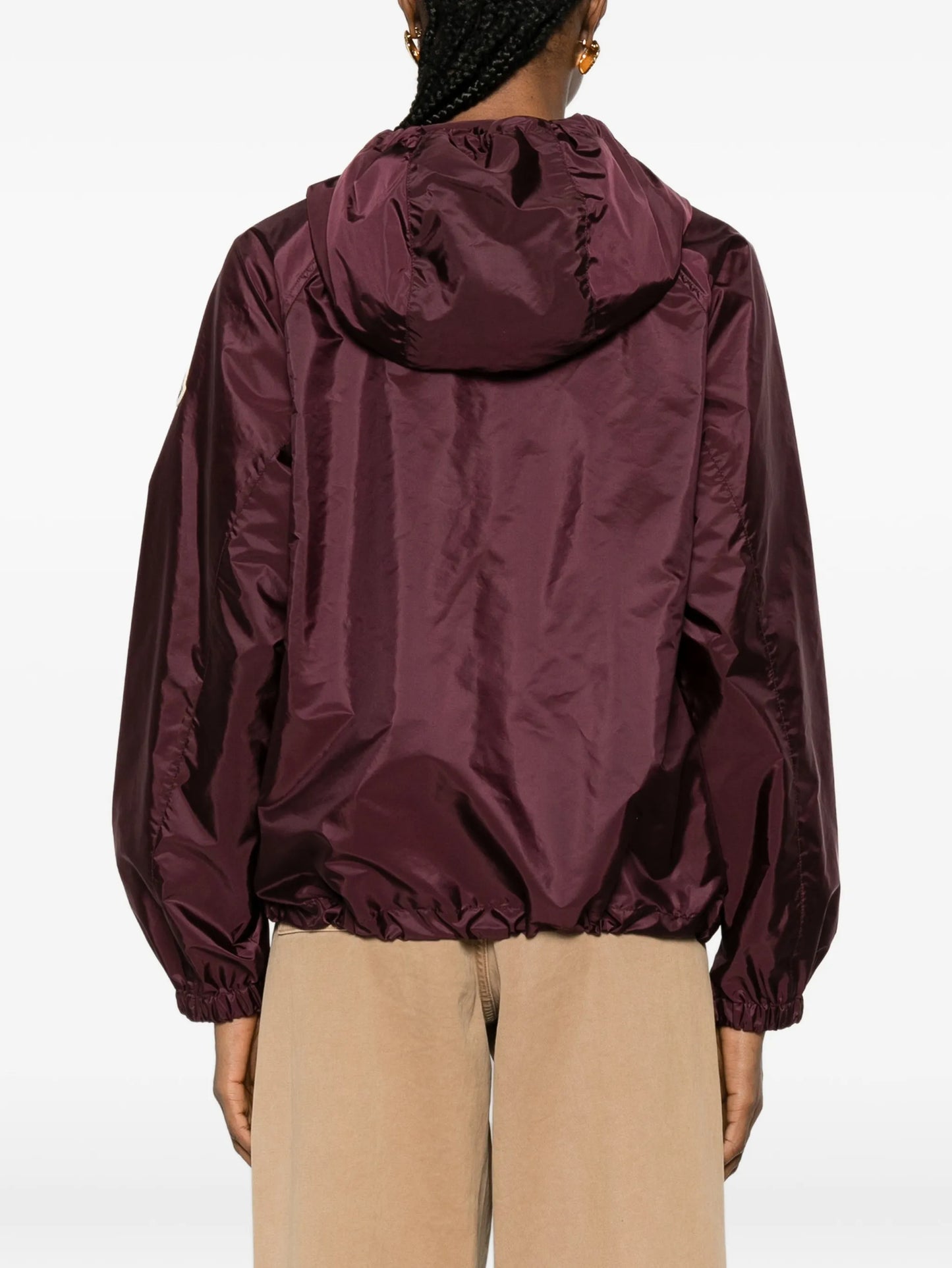 Coquelicot hooded zip jacket