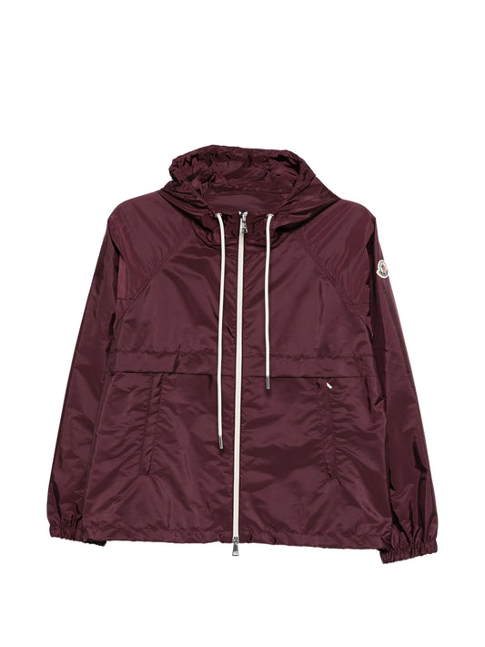 Coquelicot hooded zip jacket