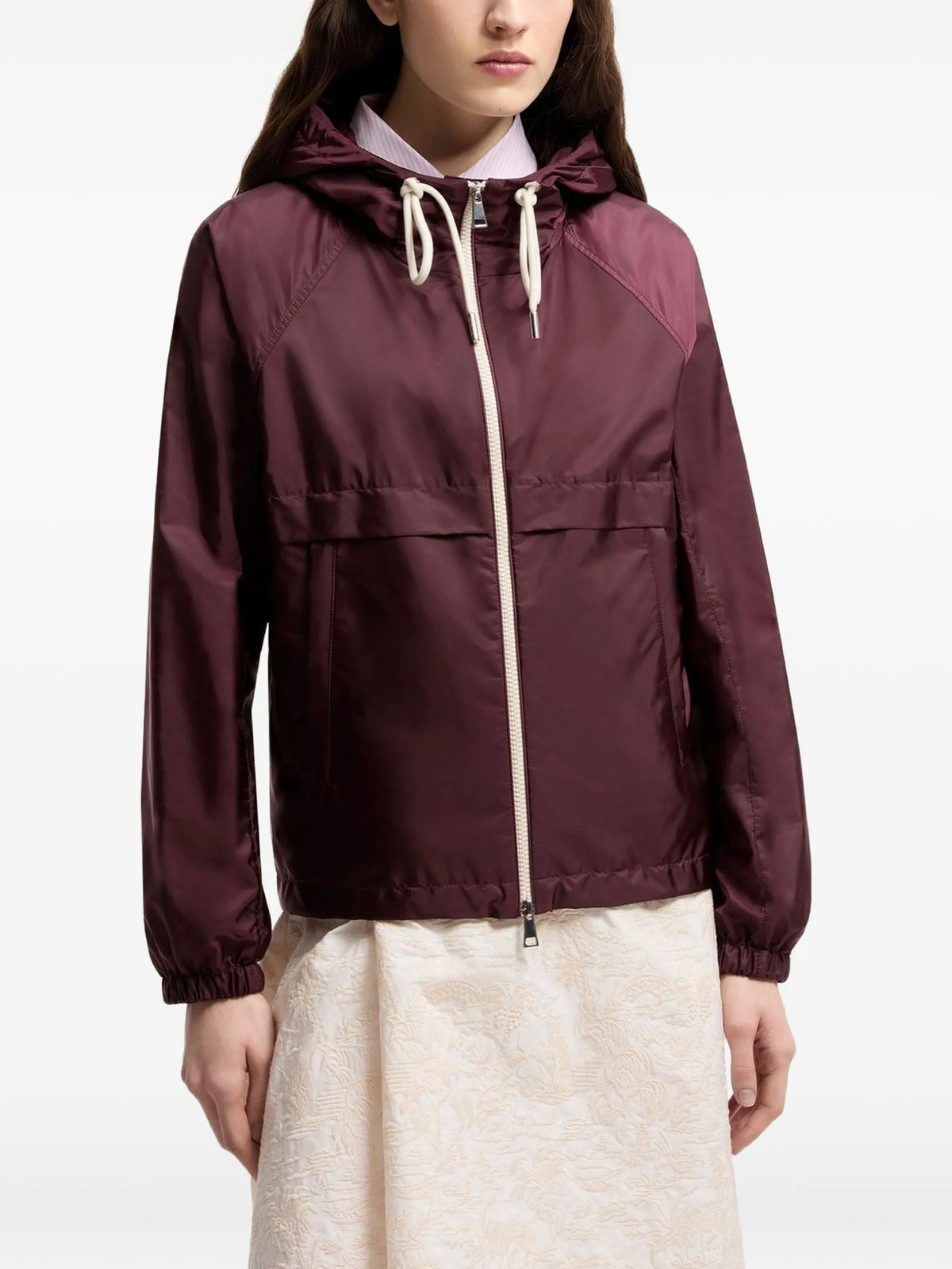 Coquelicot hooded jacket