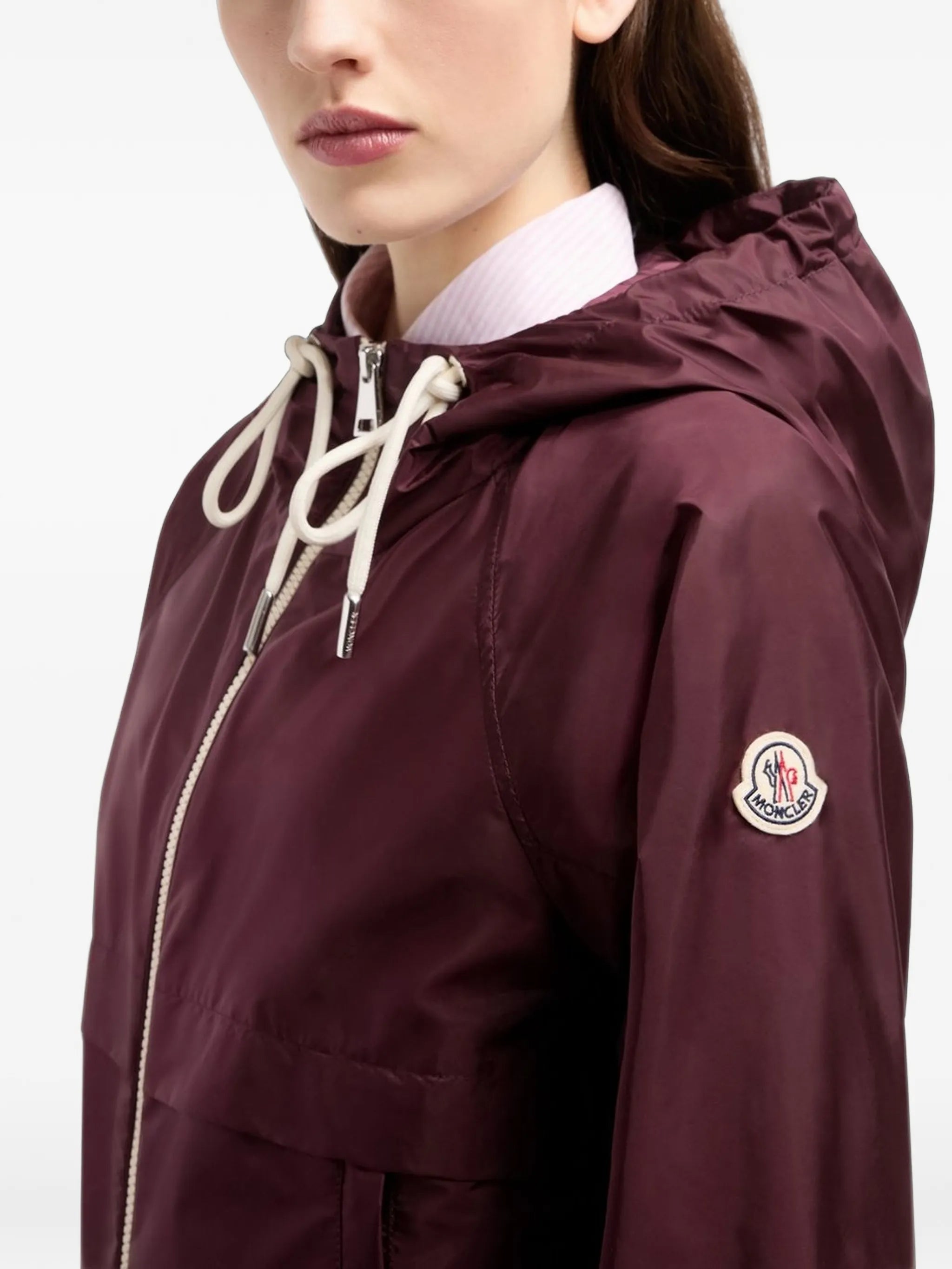Coquelicot hooded jacket