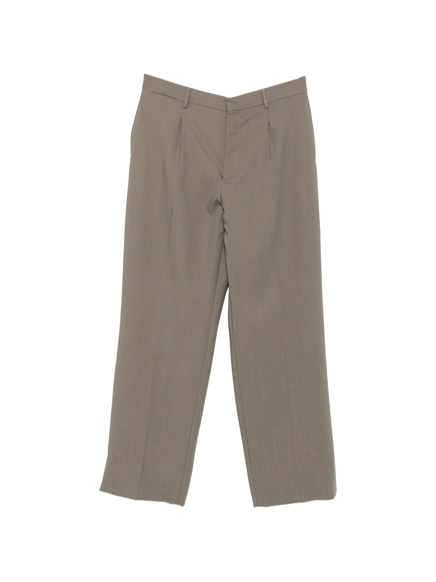 Tio pleated straight-leg trousers