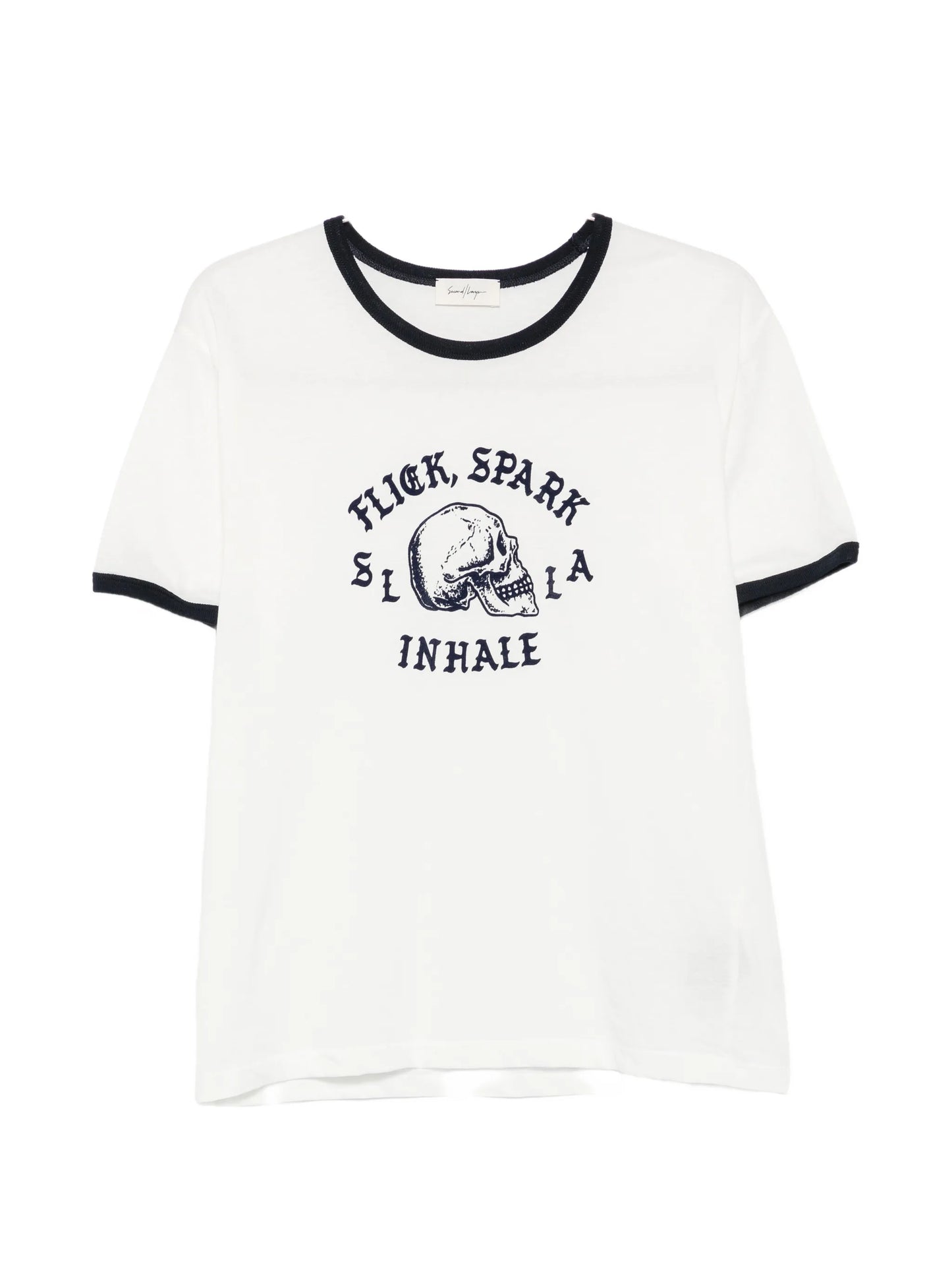 Flick Spark Inhale ringer T-shirt