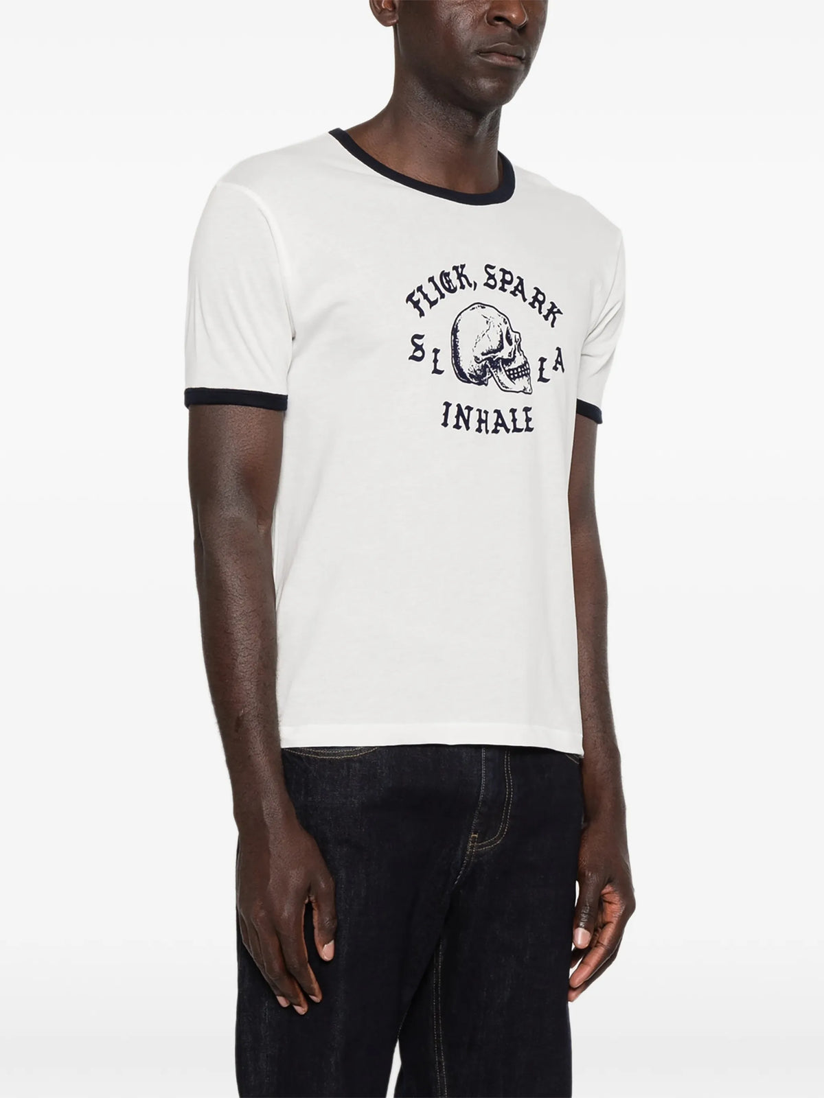 graphic-print cotton T-shirt