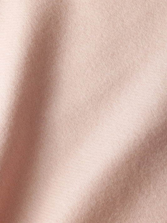 triangle-logo fringed scarf