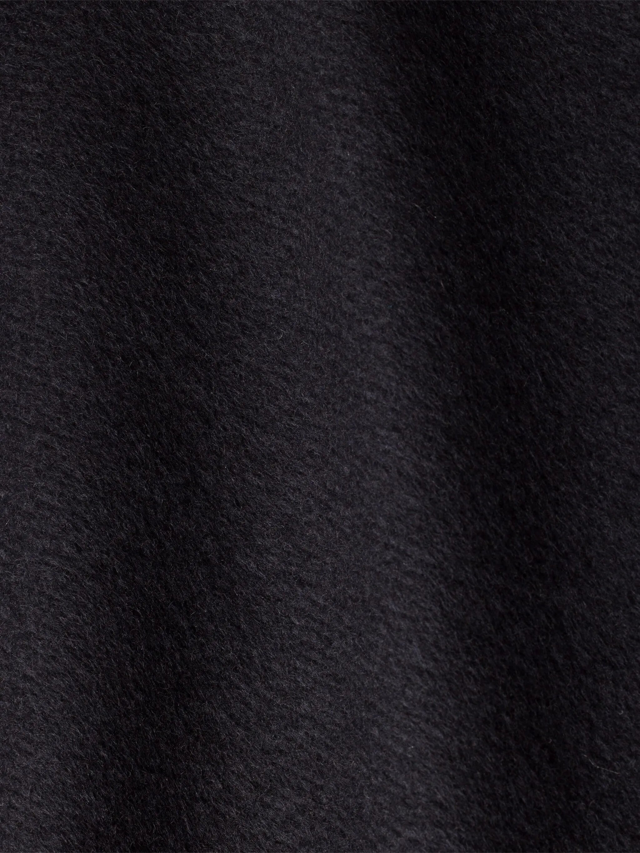 triangle-logo fringed scarf