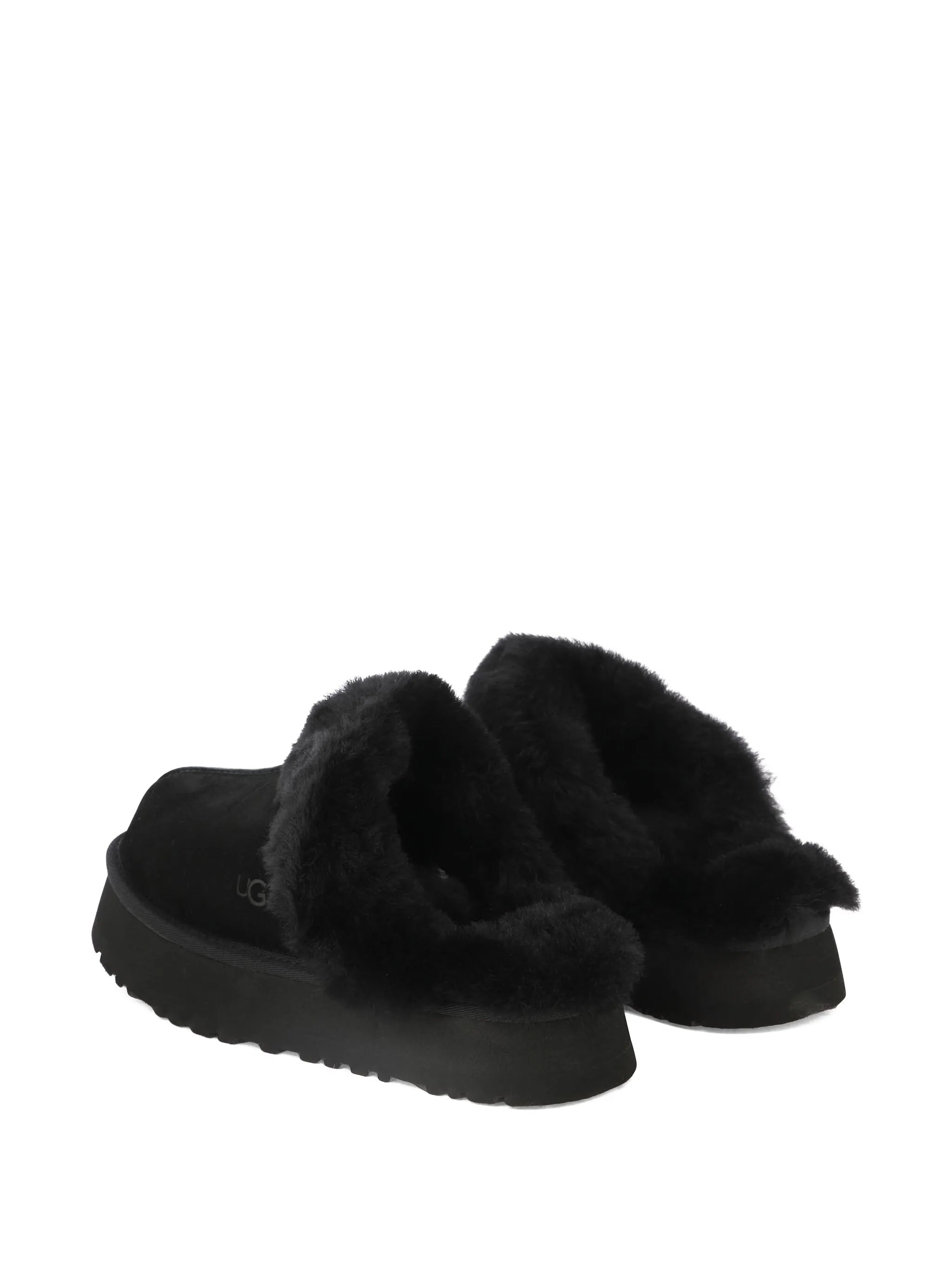 Disquette suede mules