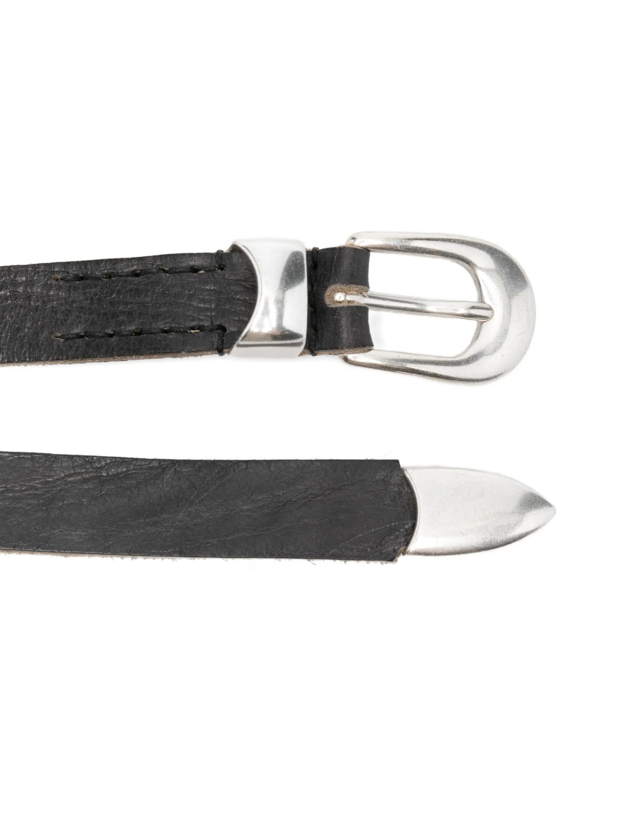 braided leather belt
