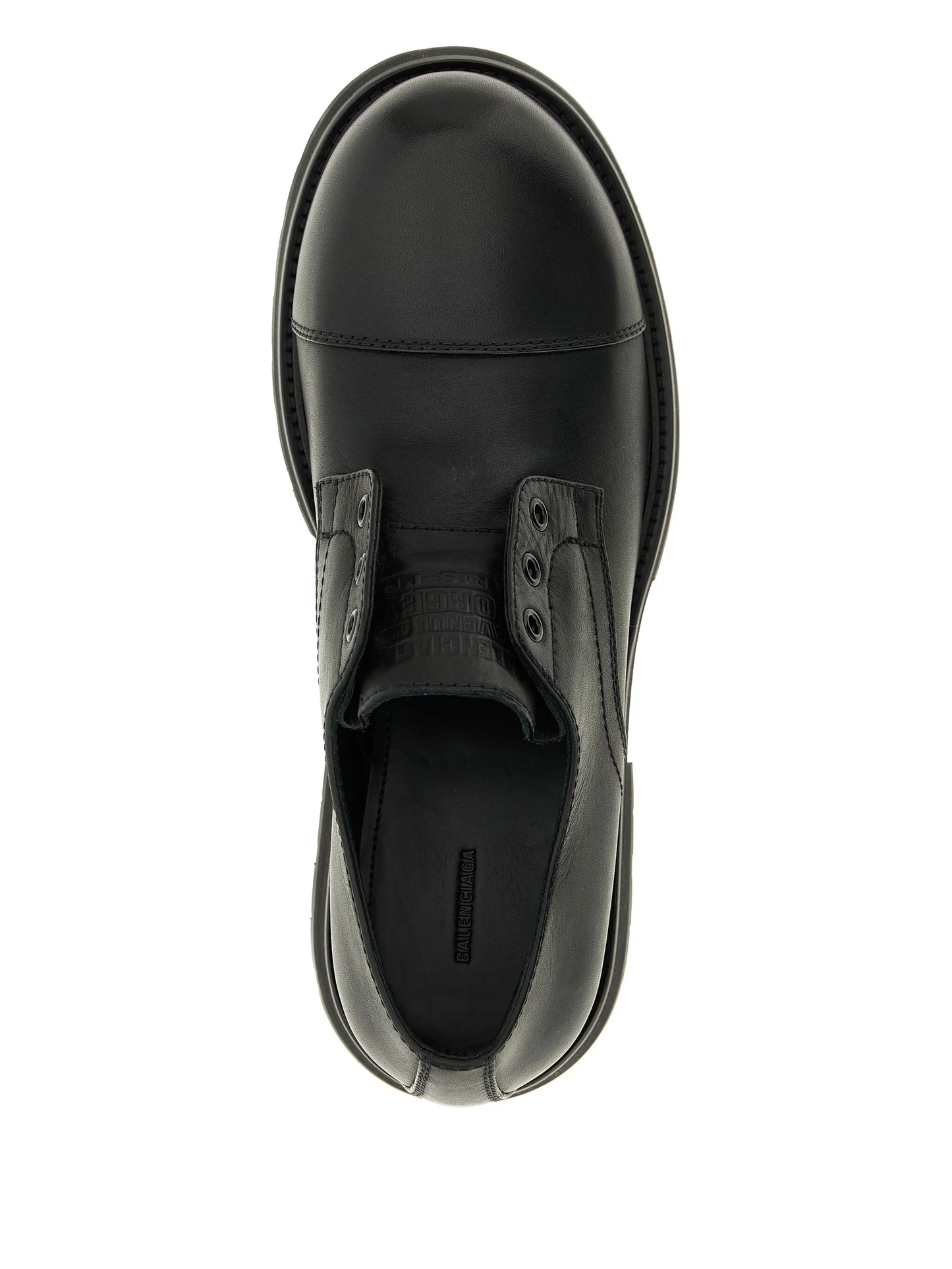 eyelets truck derby shoes