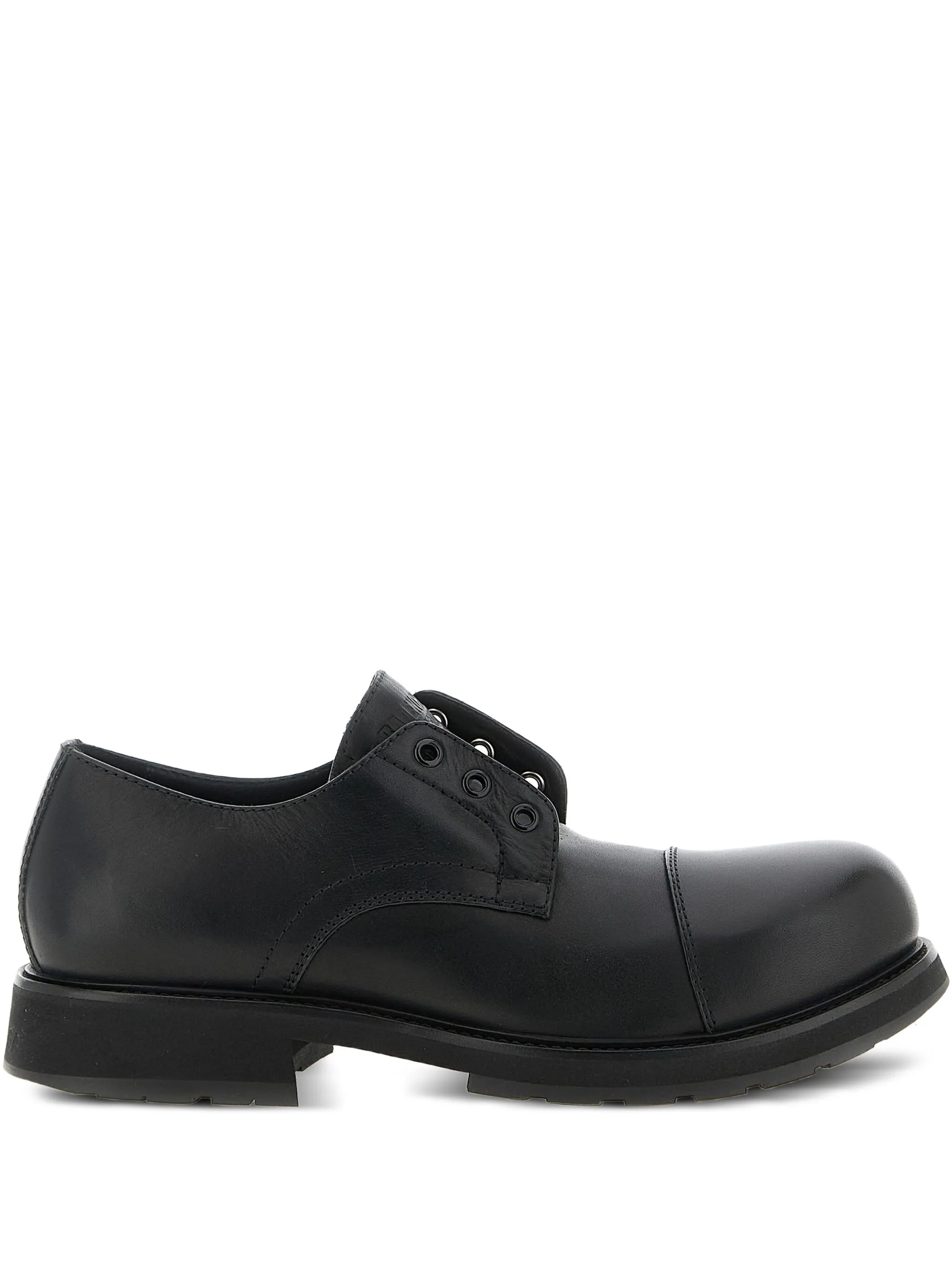 eyelets truck derby shoes