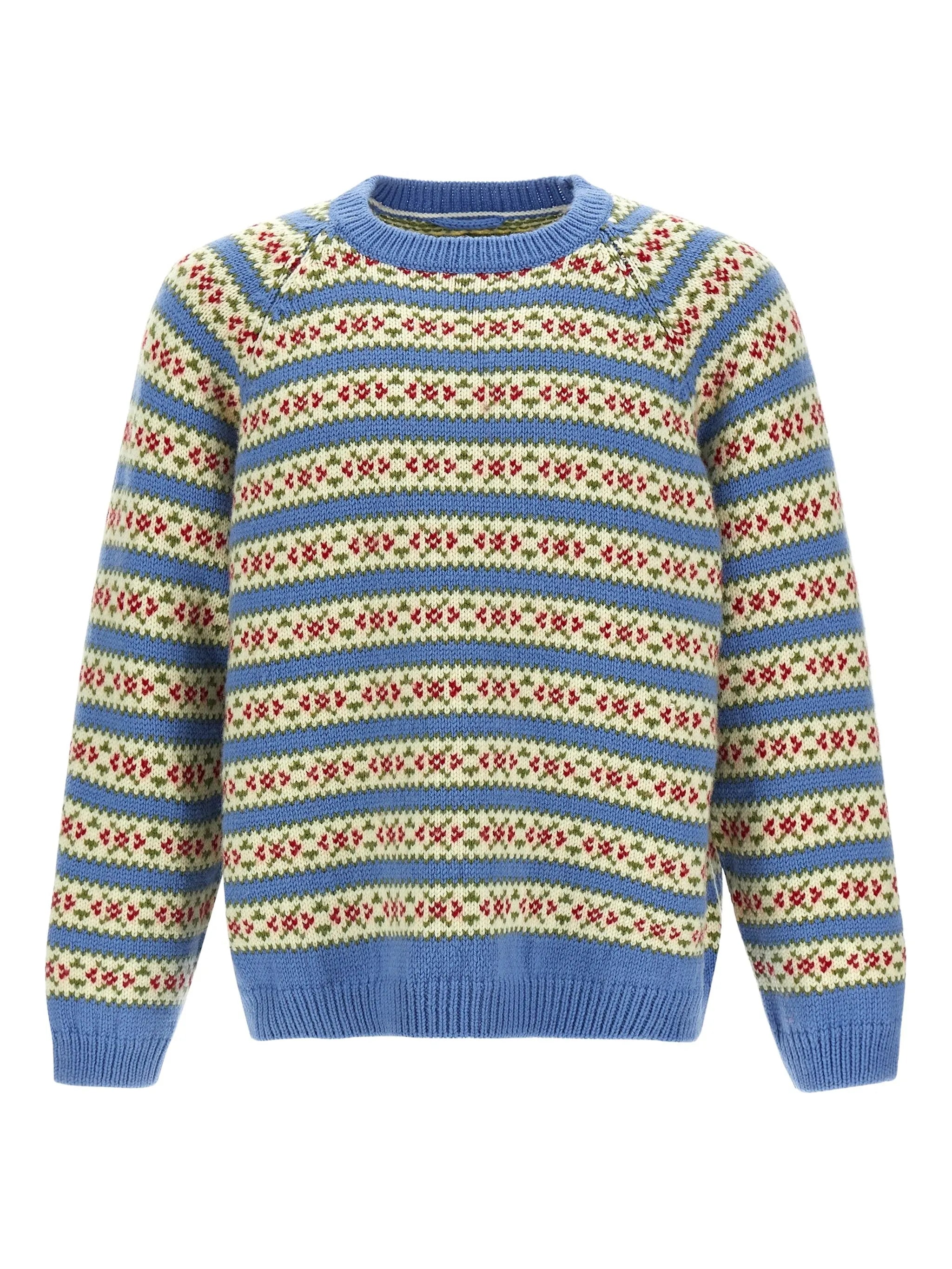 Wedgewood striped-pattern sweater