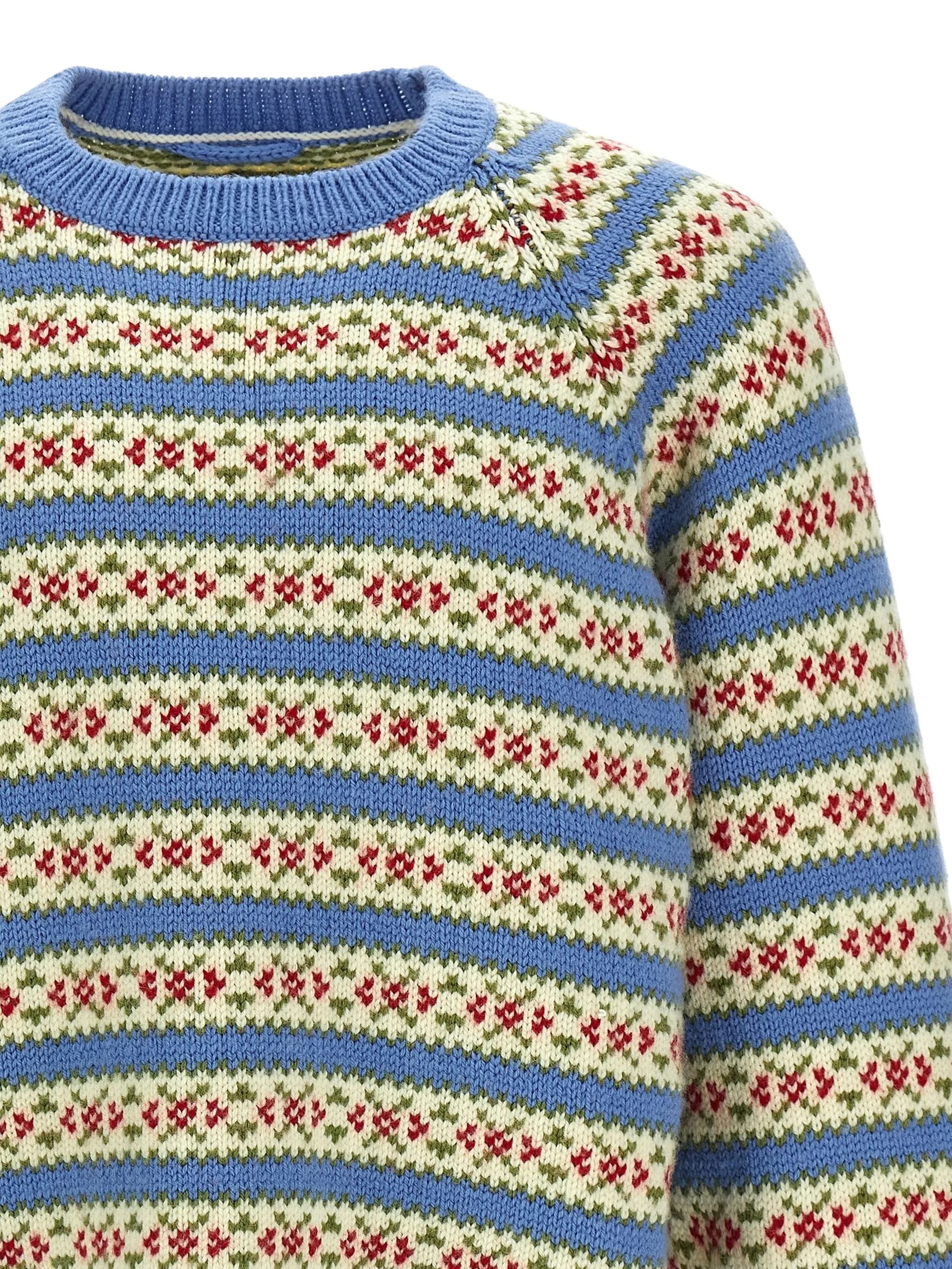 Wedgewood striped-pattern sweater