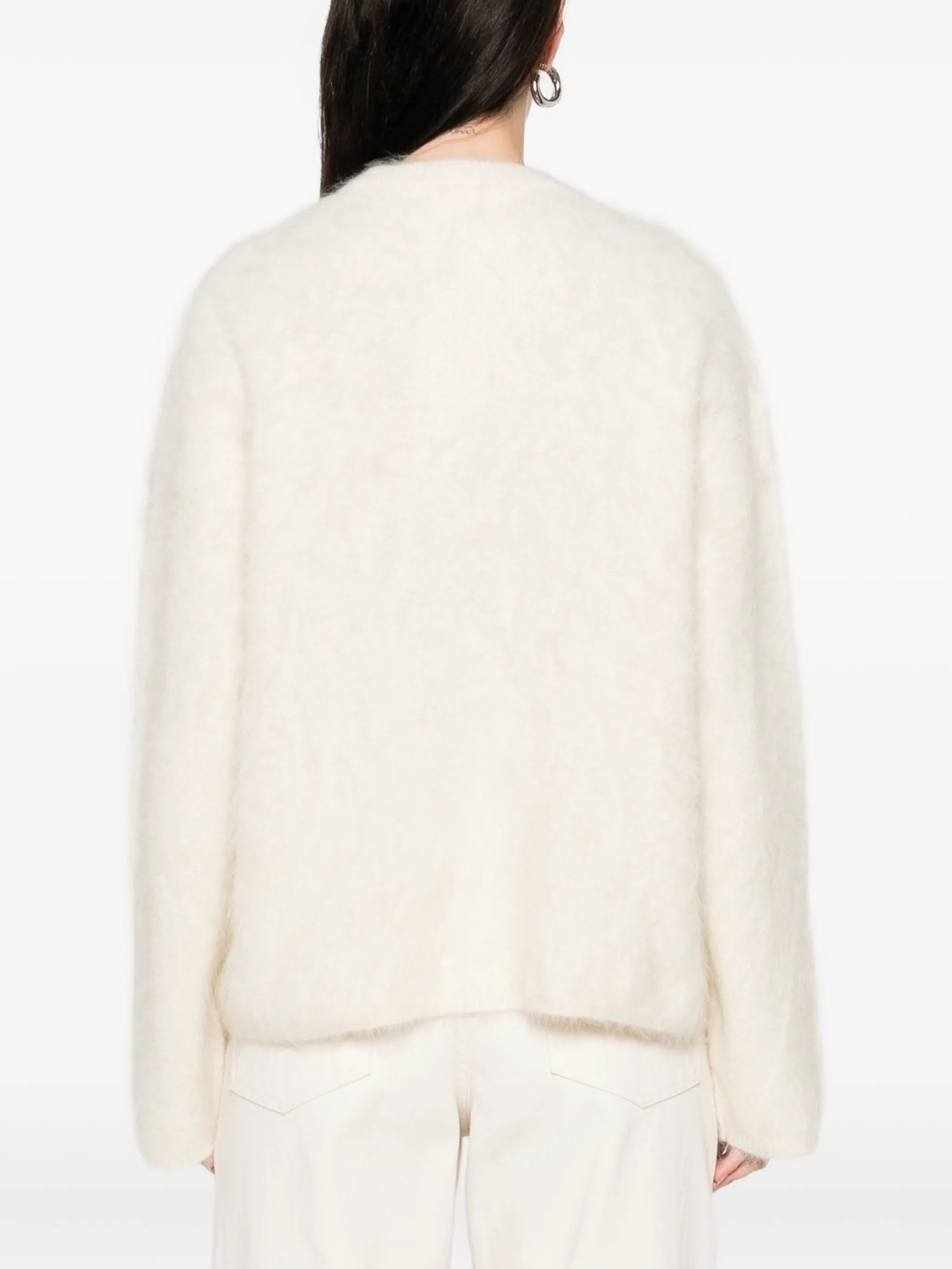 long-sleeve crew-neck knitwear