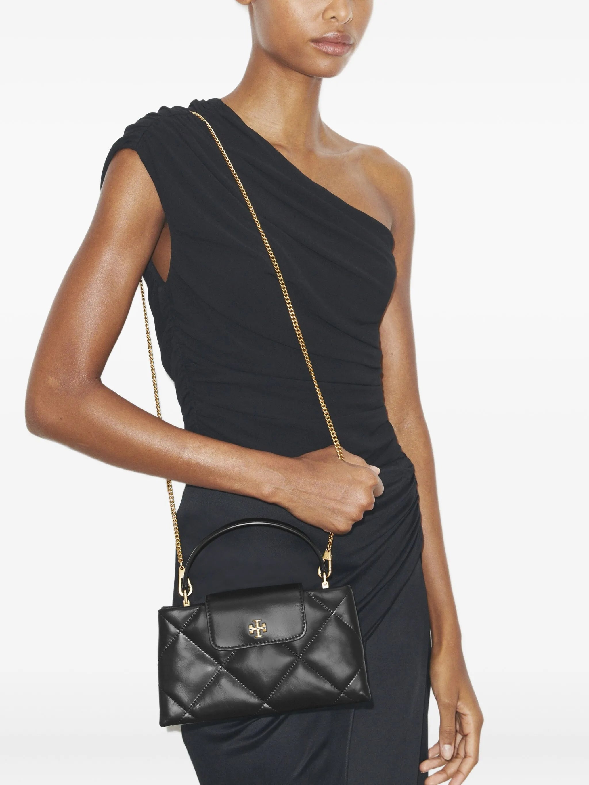 Kira diamond-quilted mini bag