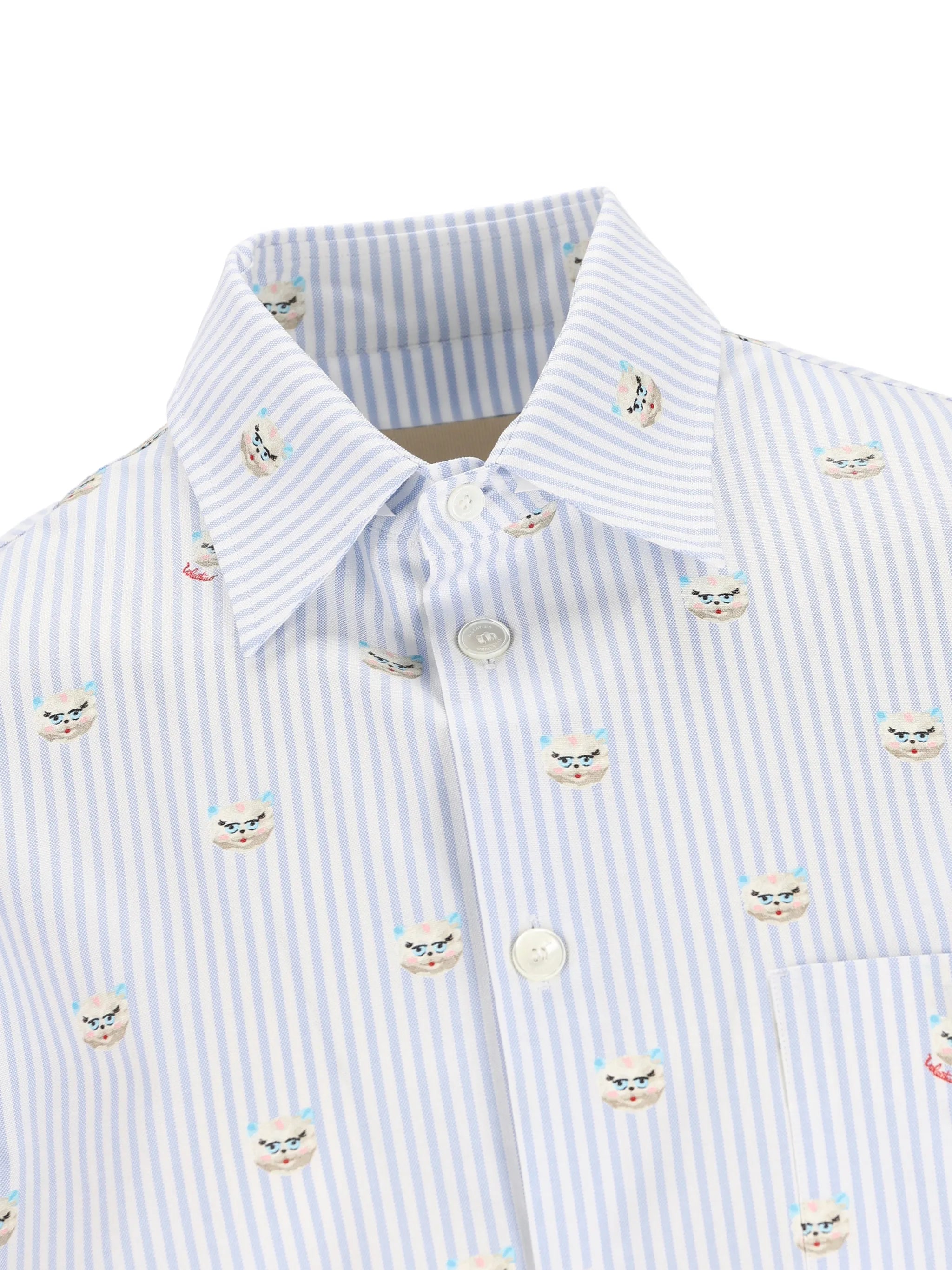 Le Chat De La Maison-print shirt