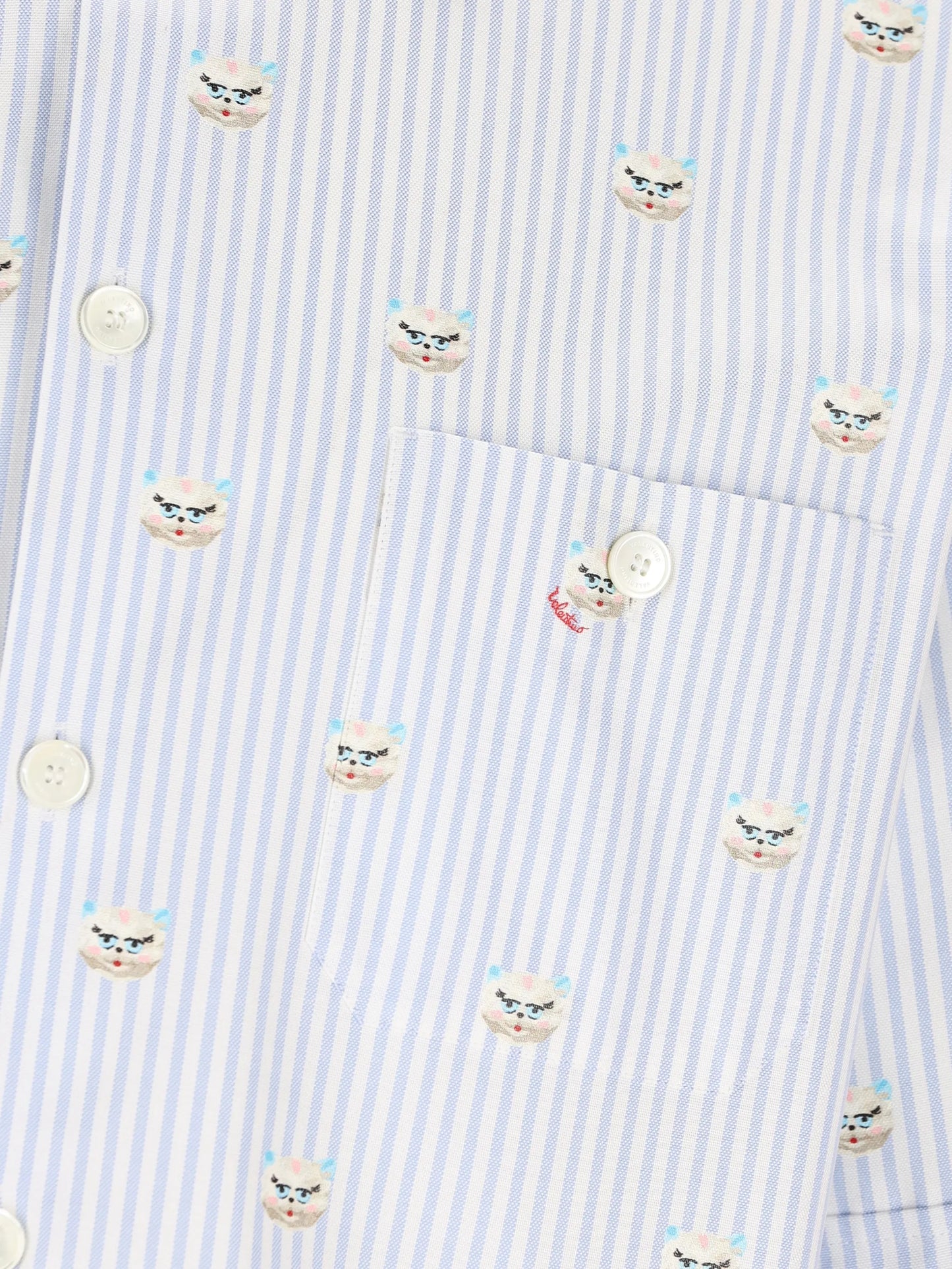Le Chat De La Maison-print shirt