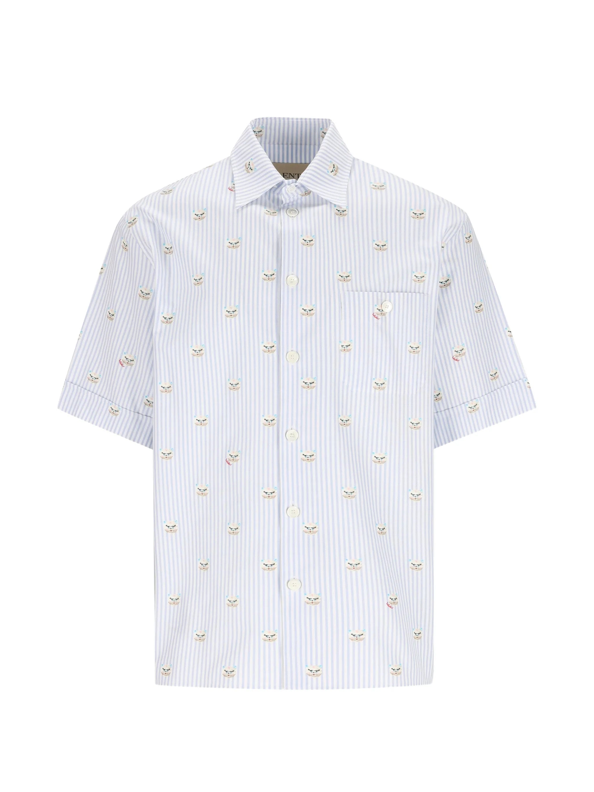 Le Chat De La Maison-print shirt