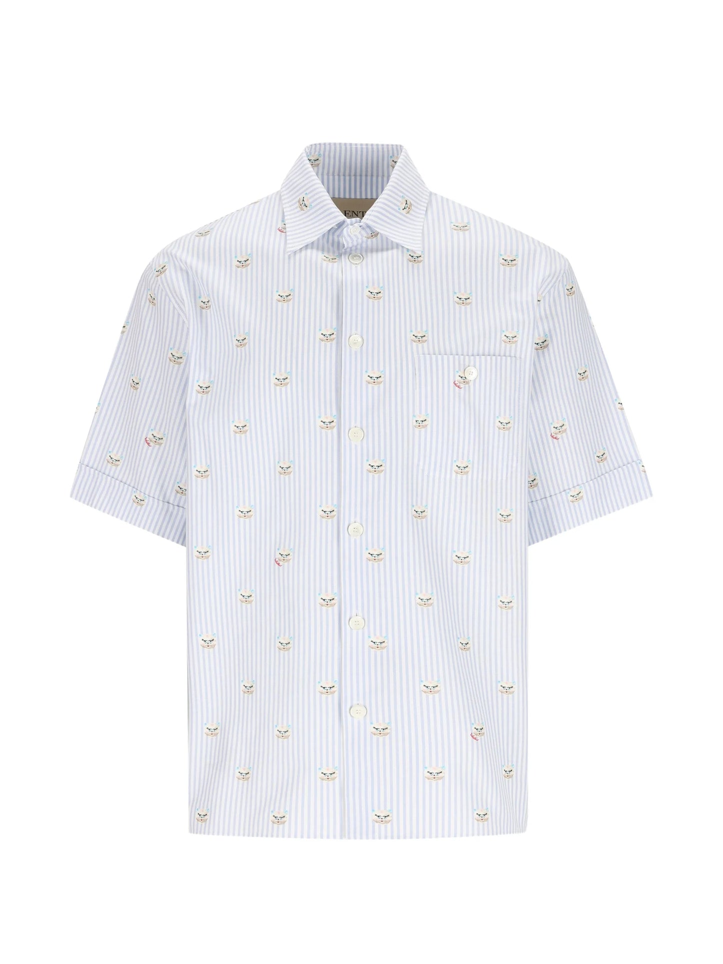 Le Chat De La Maison-print shirt