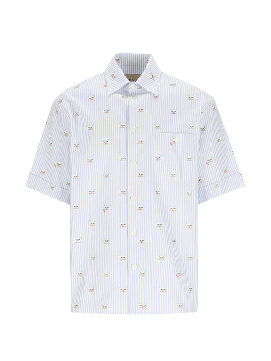 Le Chat De La Maison-print shirt