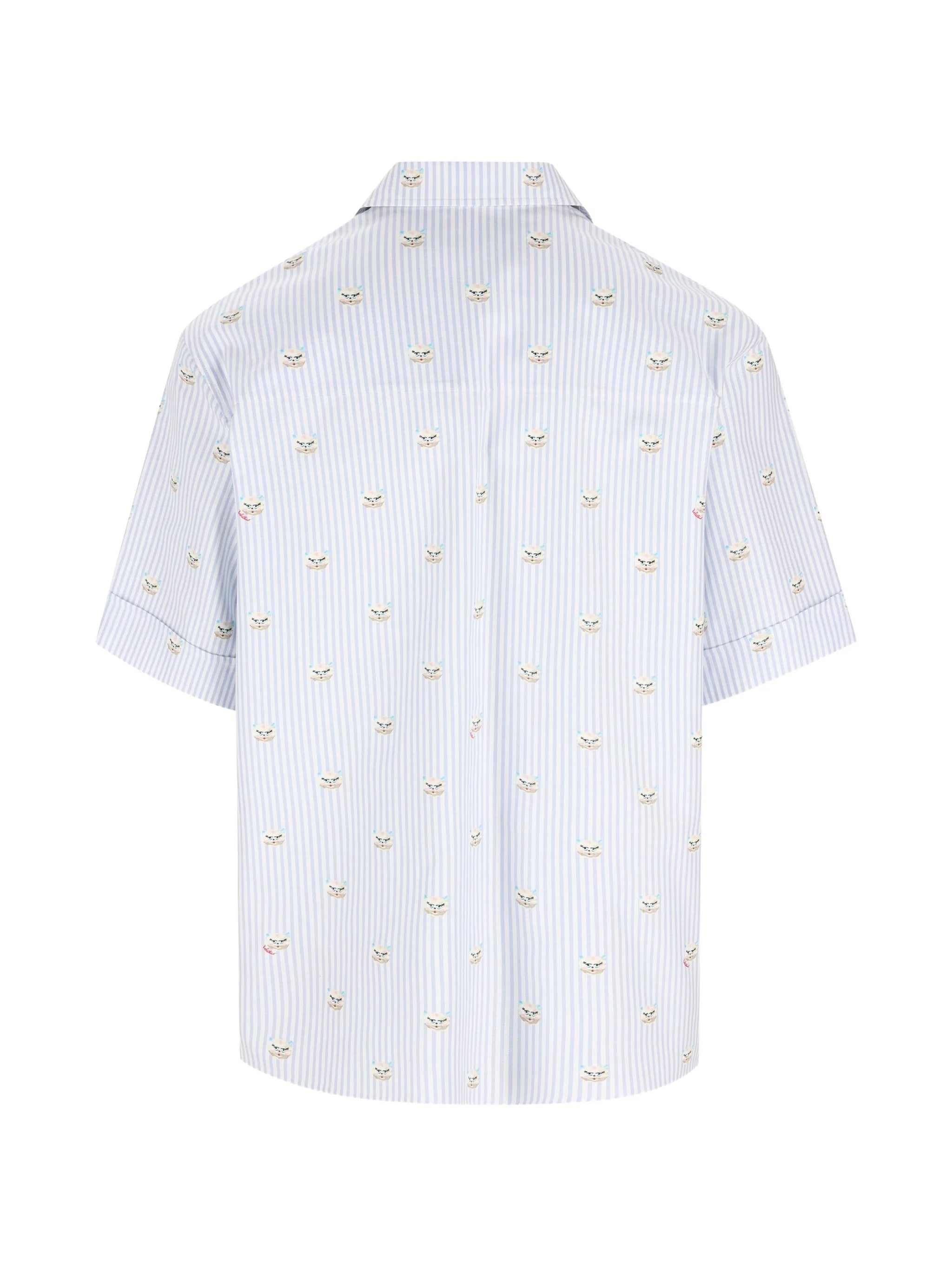 Le Chat De La Maison-print shirt