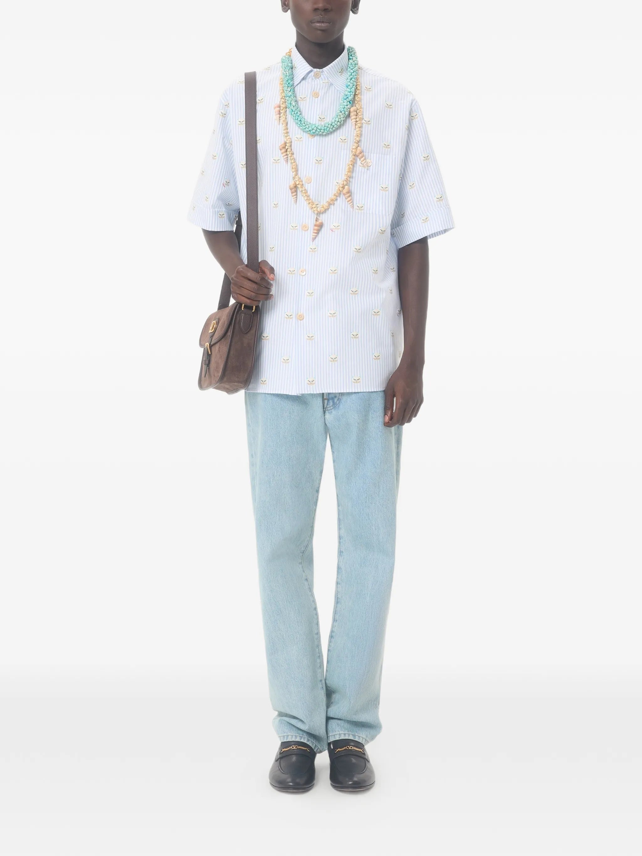 Le Chat De La Maison-print shirt