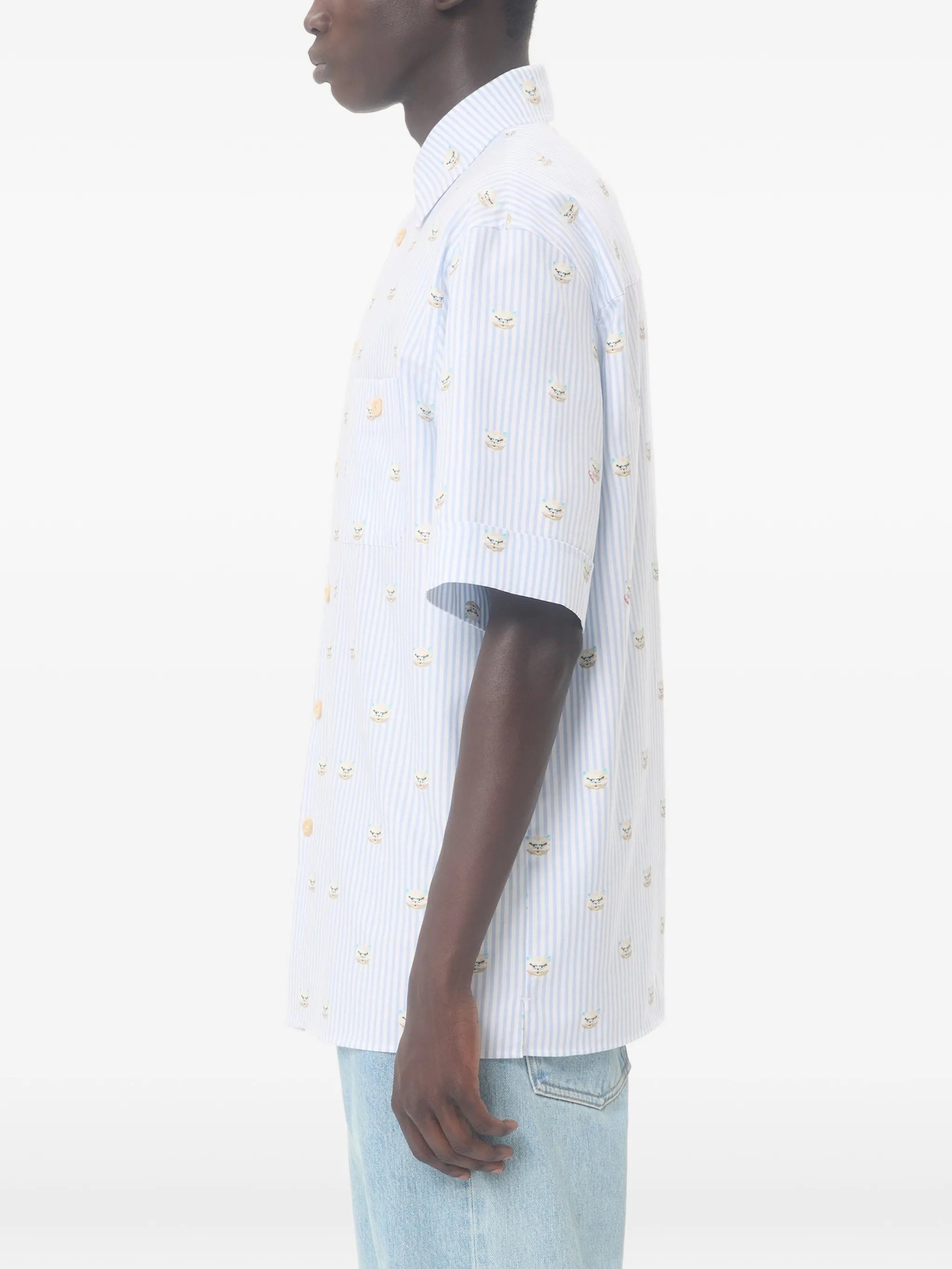 Le Chat De La Maison-print shirt