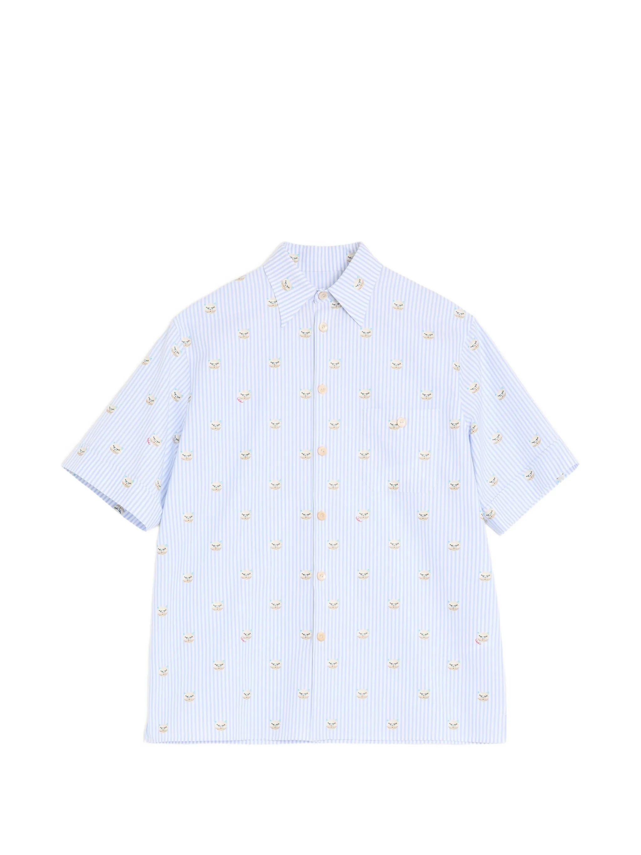 Le Chat De La Maison-print shirt