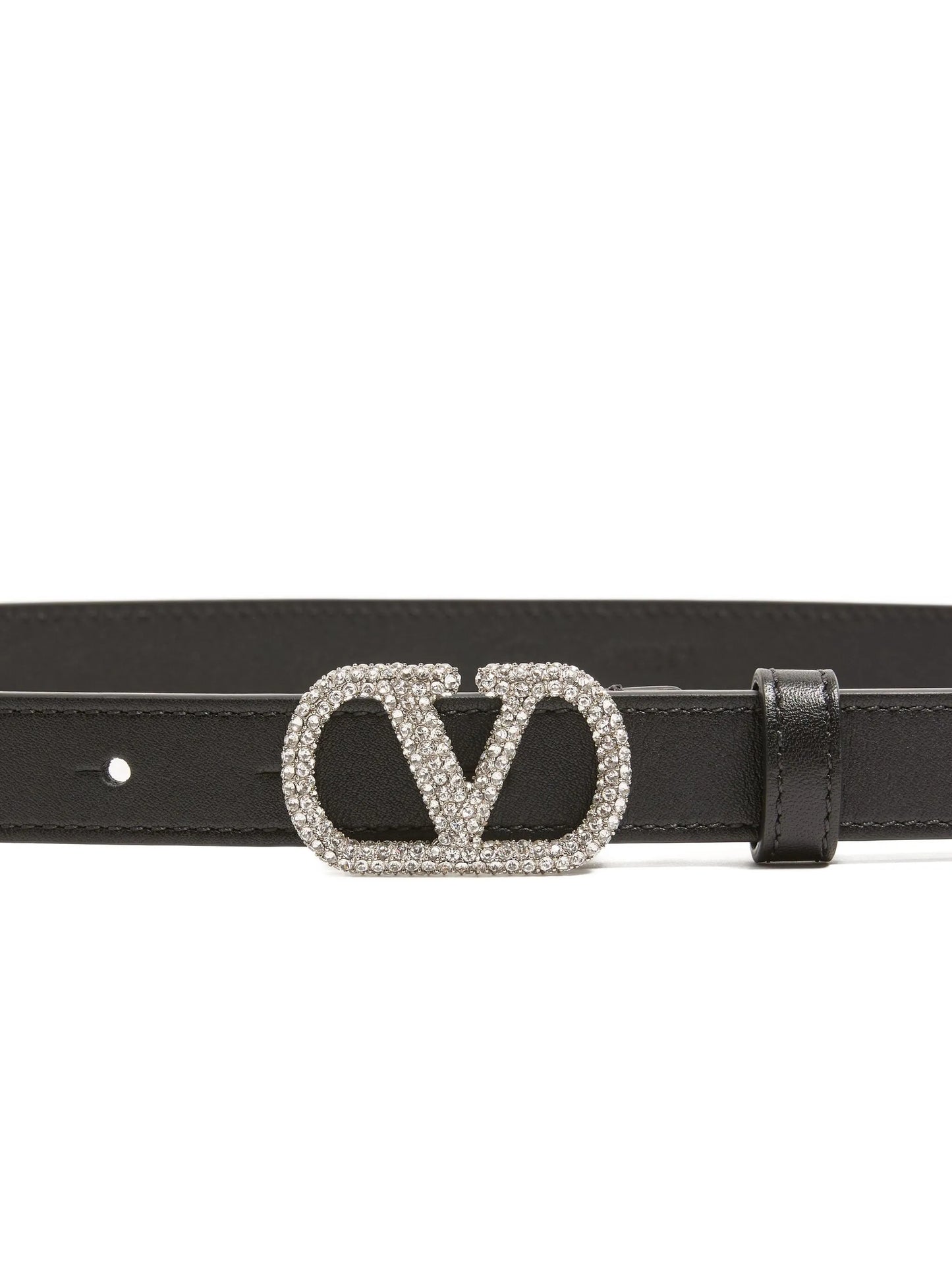 VLogo Signature crystal belt