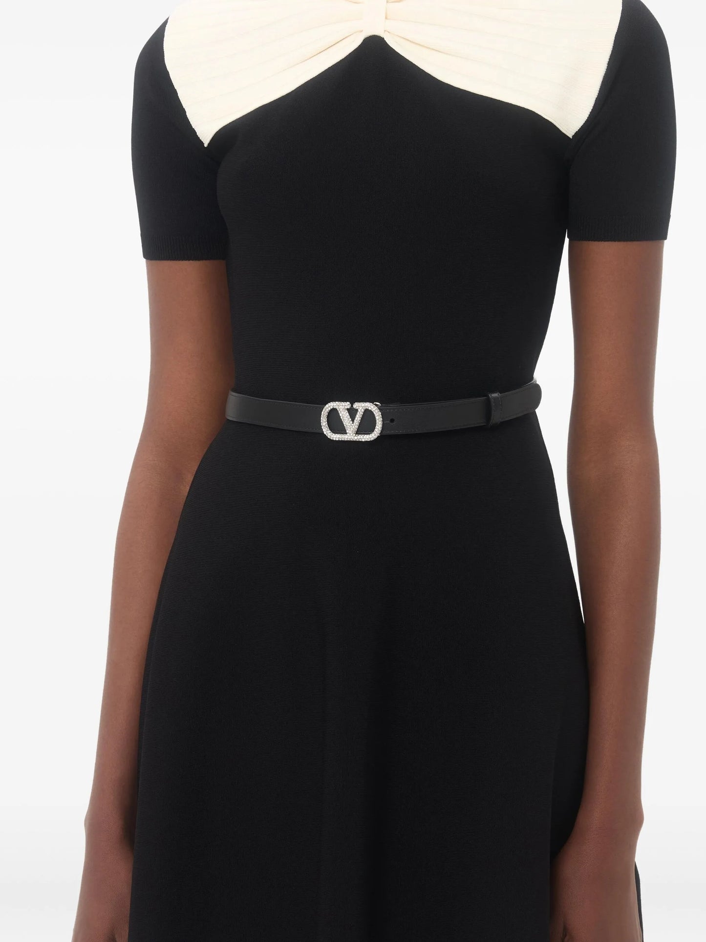 VLogo Signature crystal belt