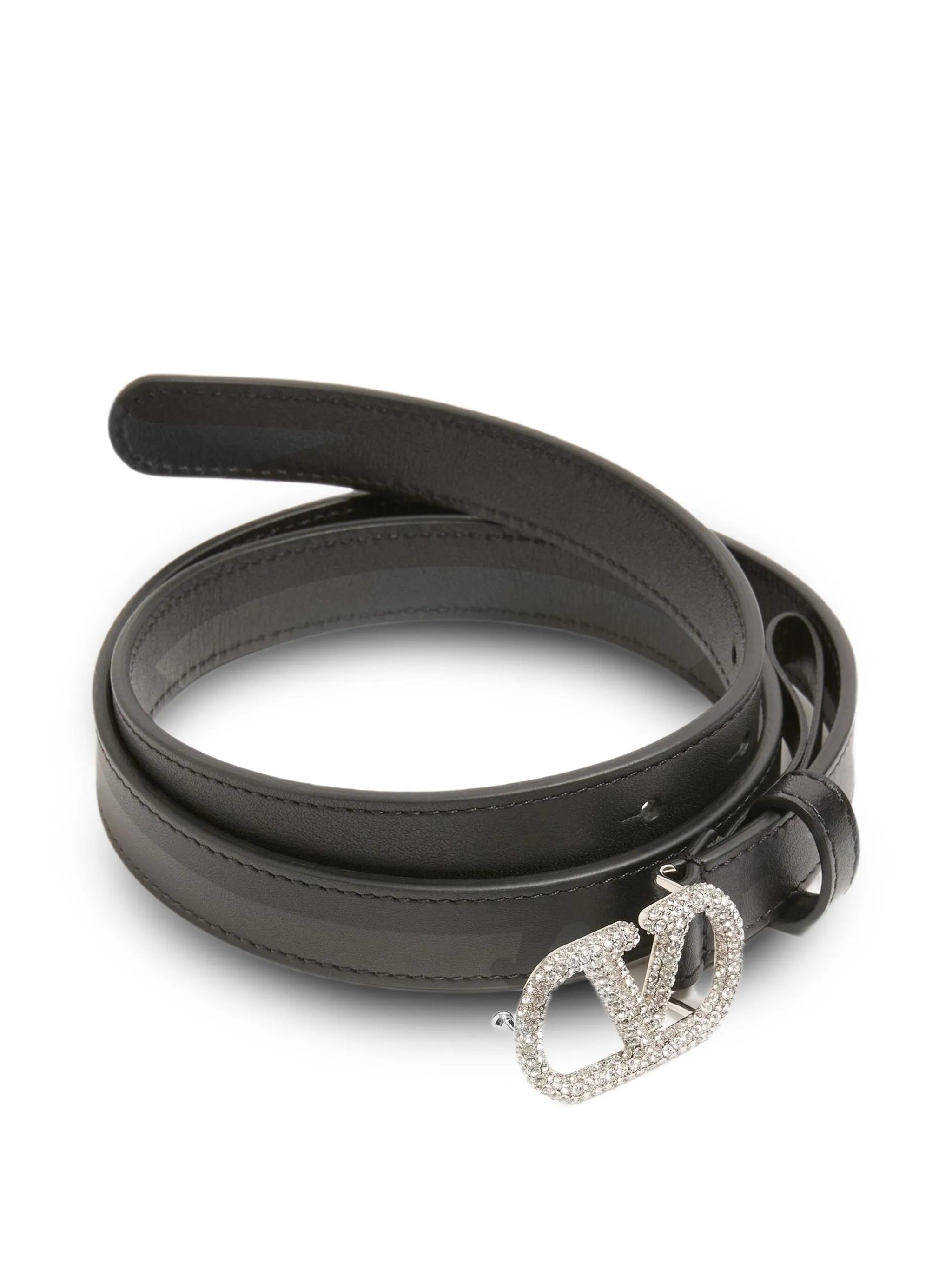 VLogo Signature crystal belt