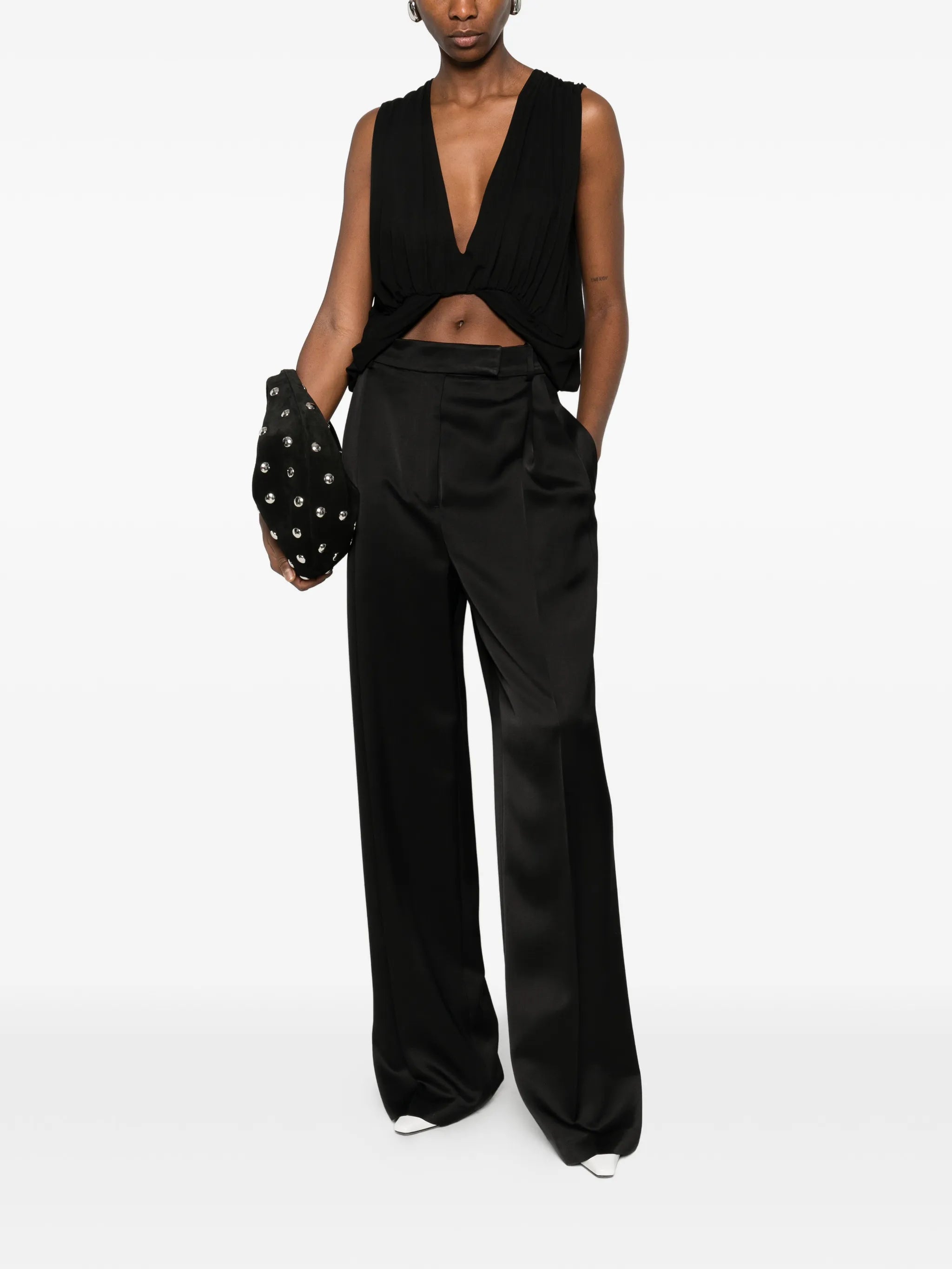 Solina gathered cape top