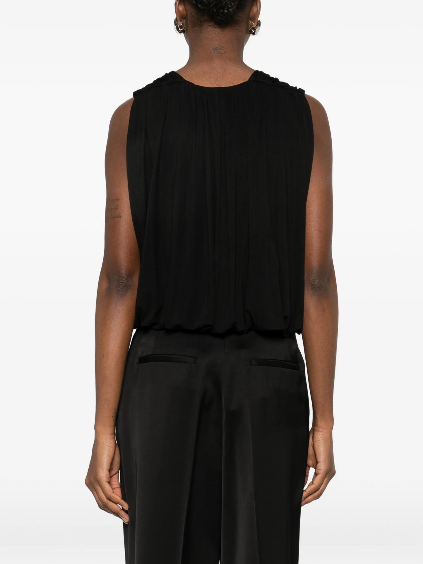 Solina gathered cape top