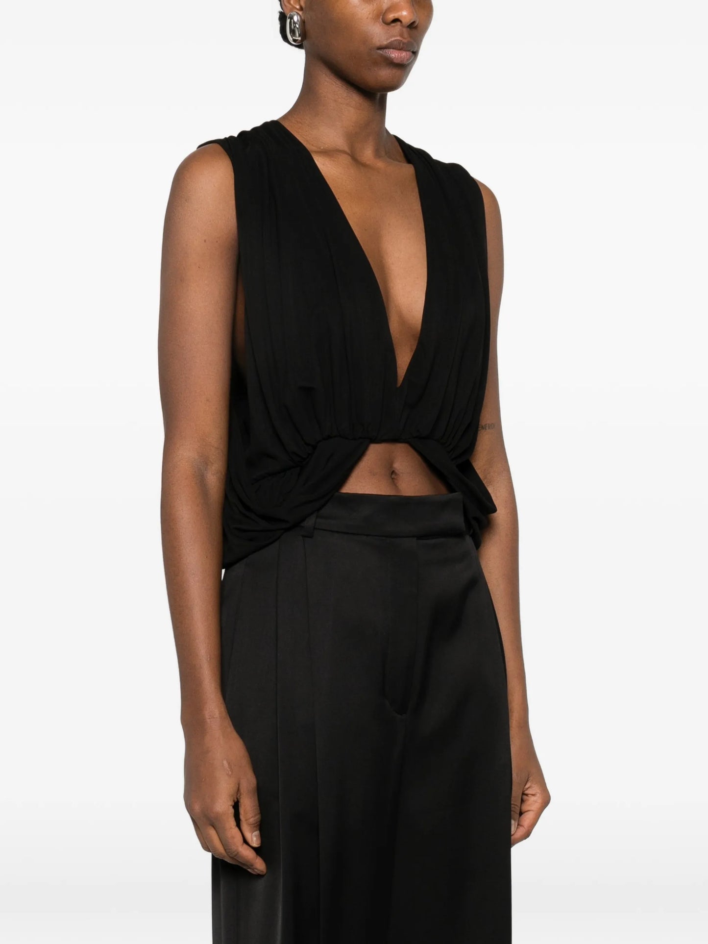 Solina gathered cape top