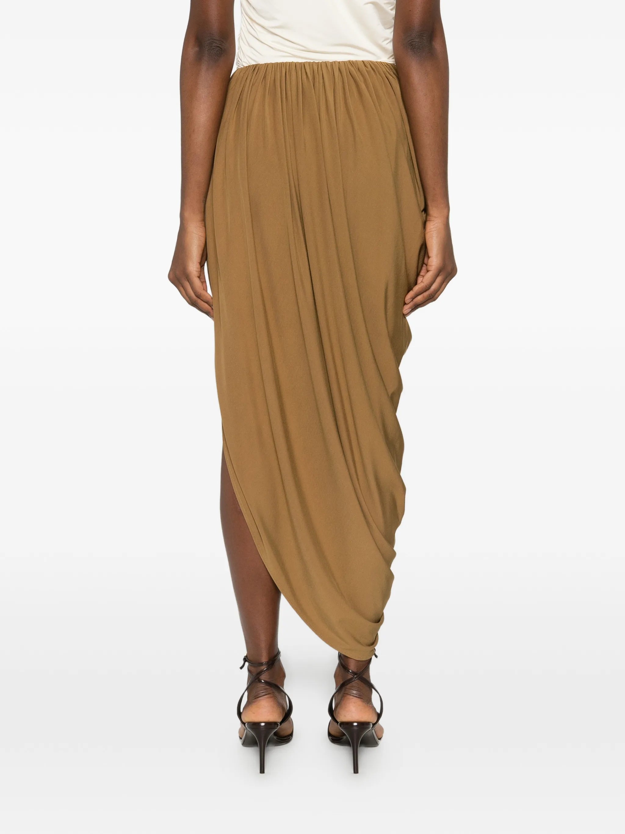 Solina draped skirt
