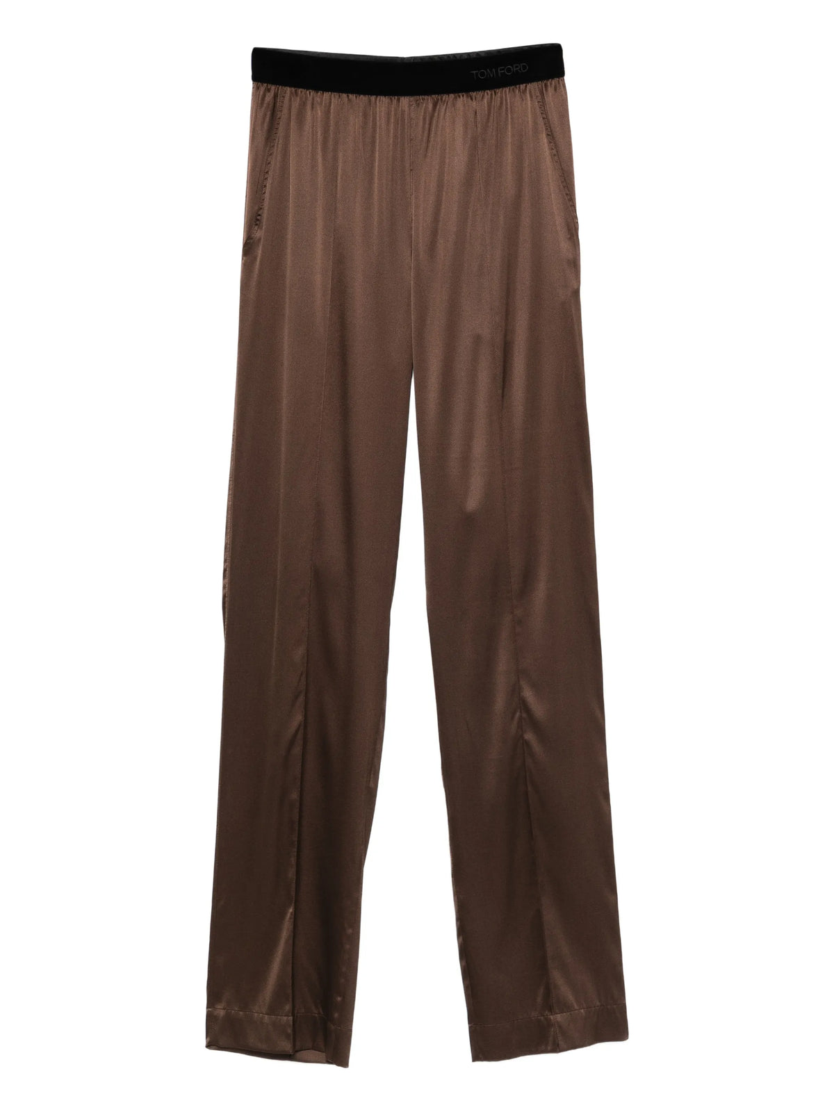 stretch silk satin pj pants