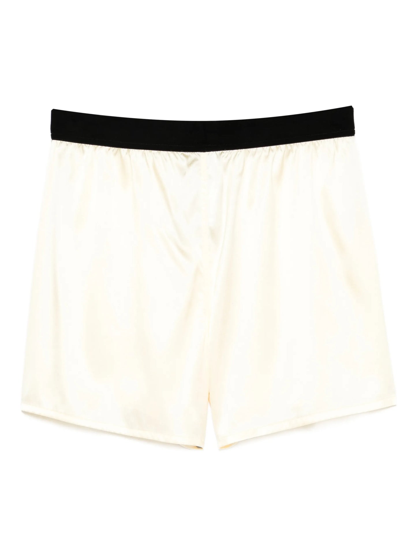 elasticated-waistband shorts