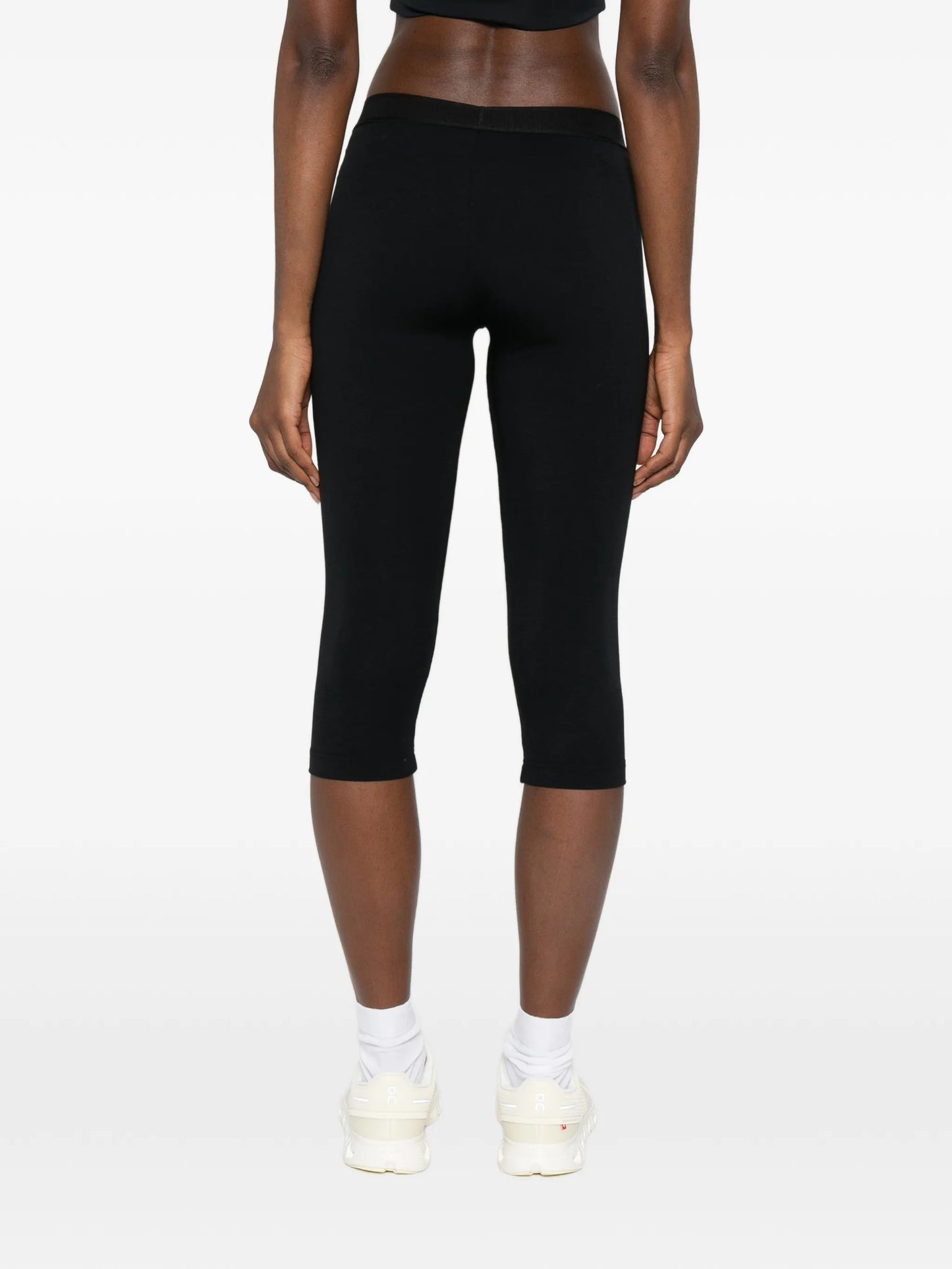 logo-waistband trousers