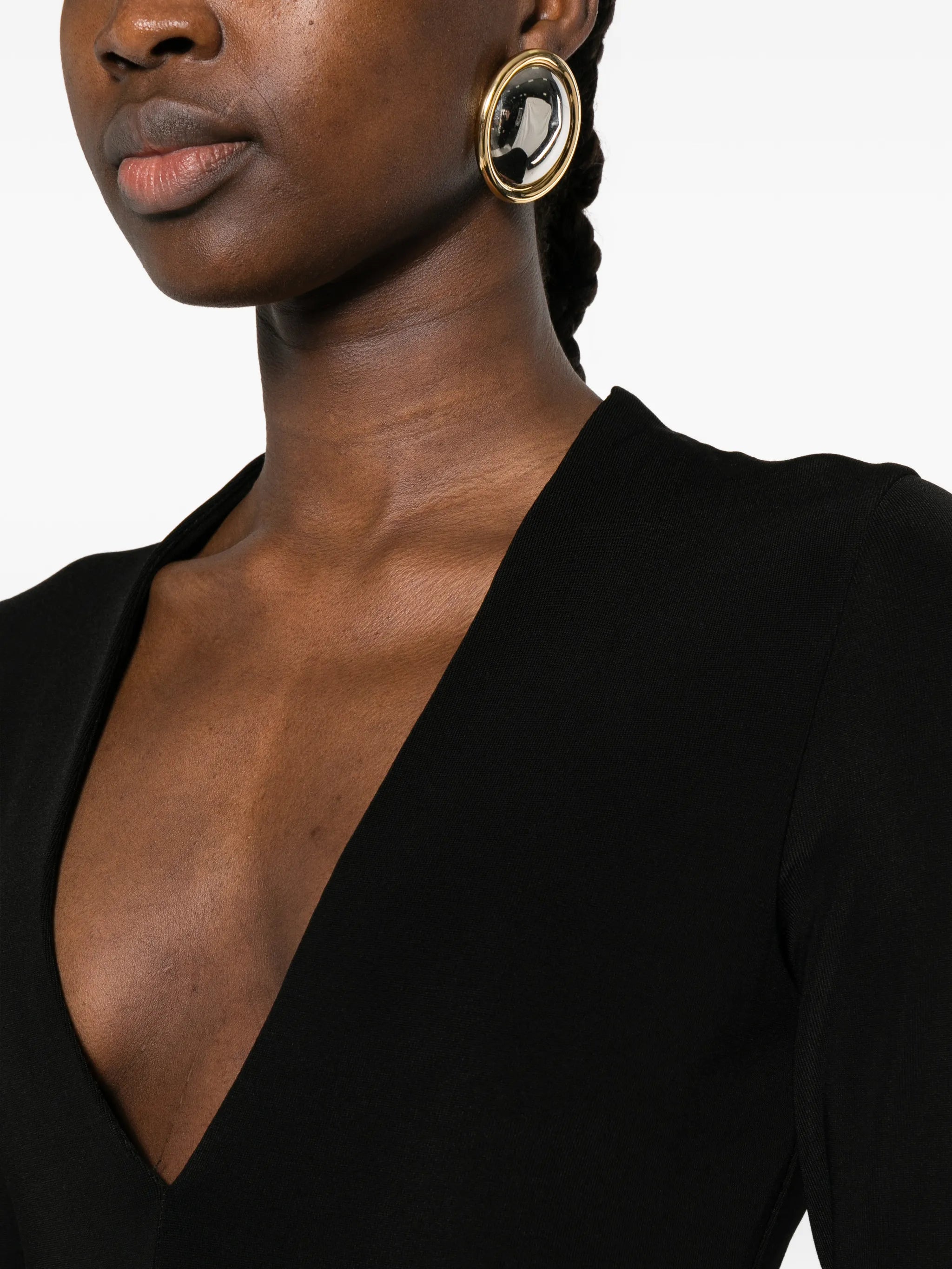 Aloe V-neck midi dress