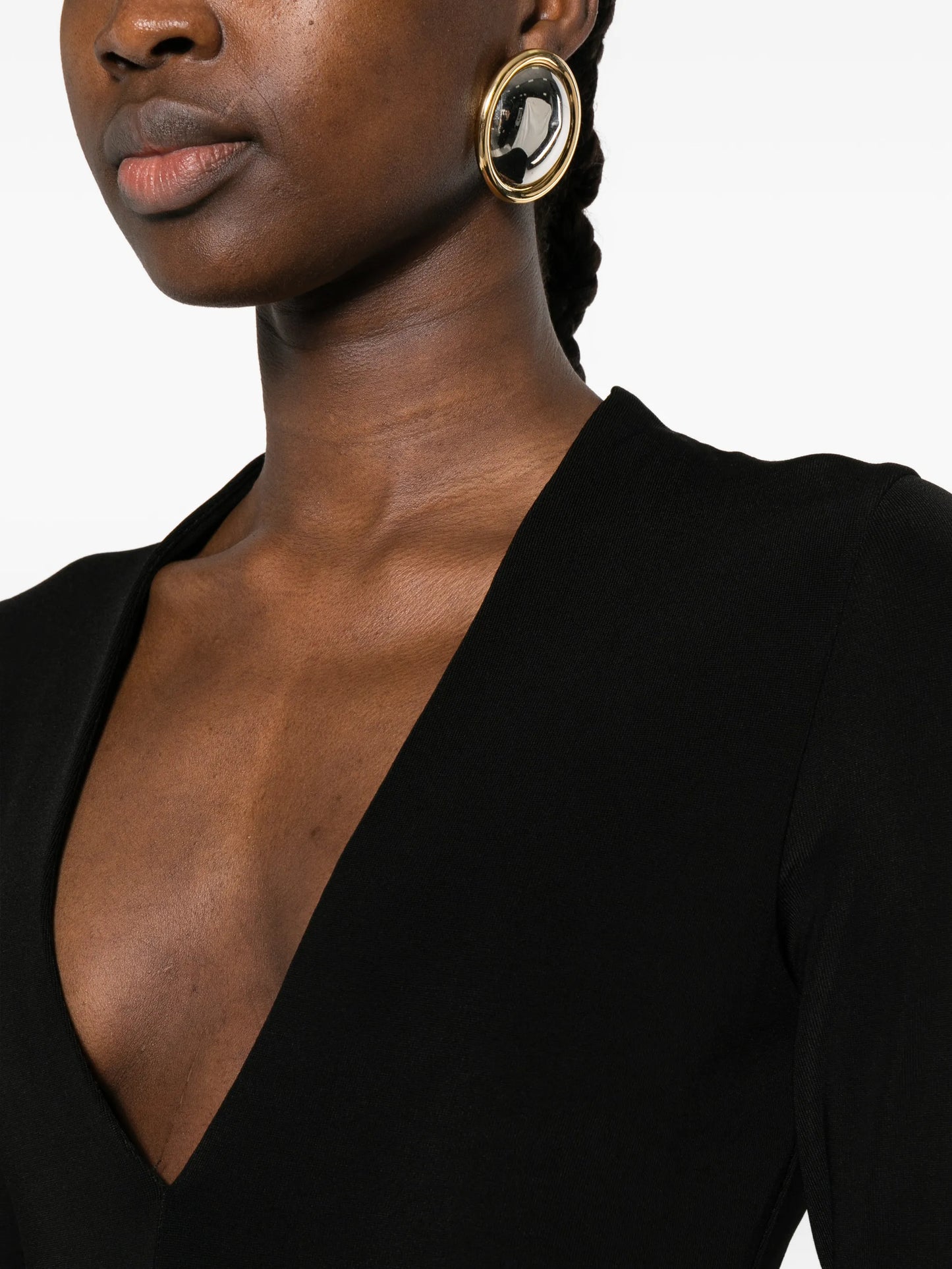 Aloe V-neck midi dress