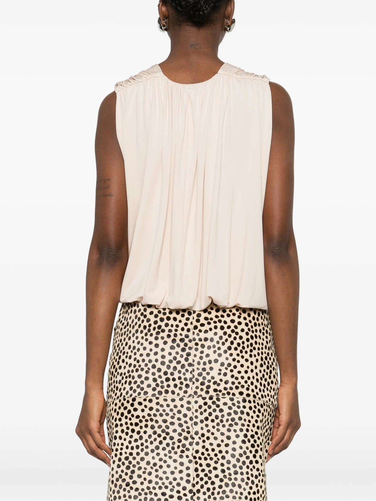 Solina V-neck cape top