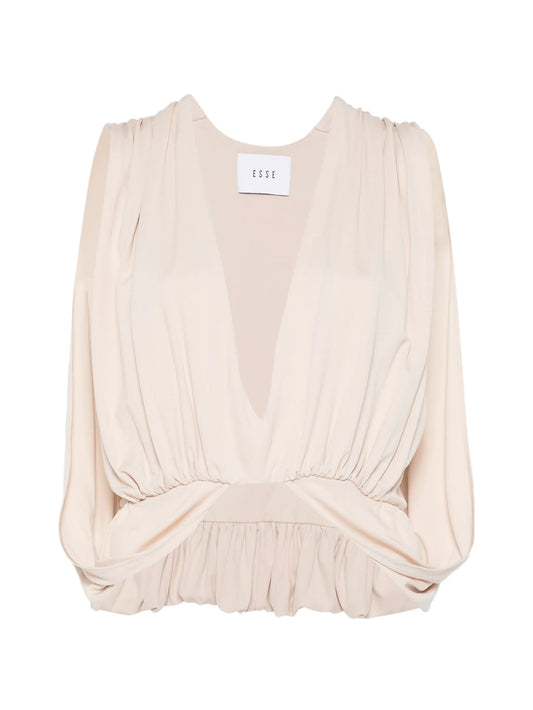 Solina V-neck cape top