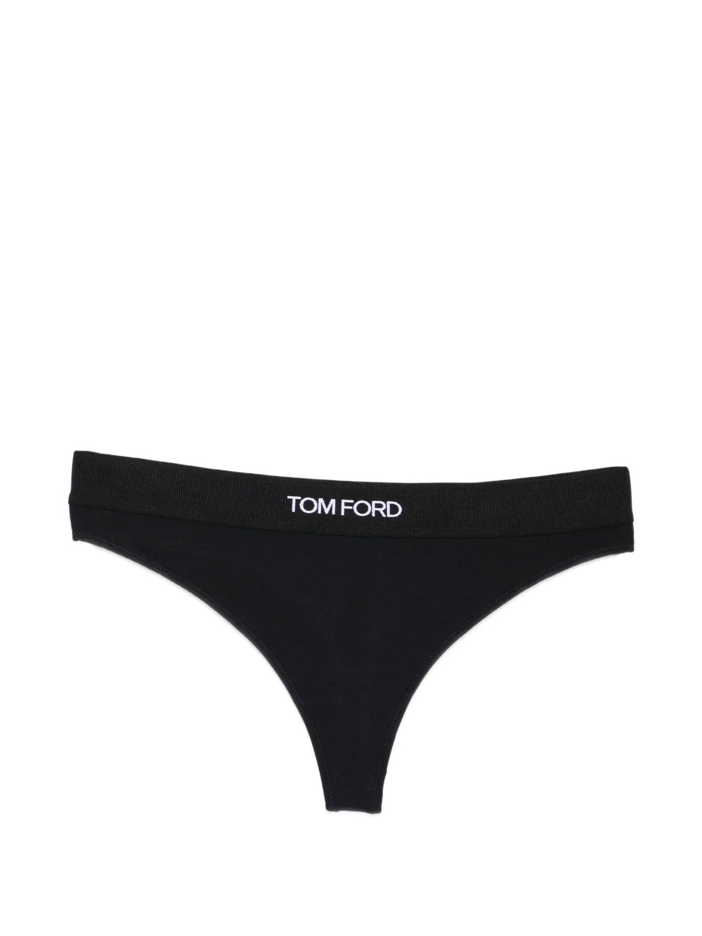 logo-waistband thong
