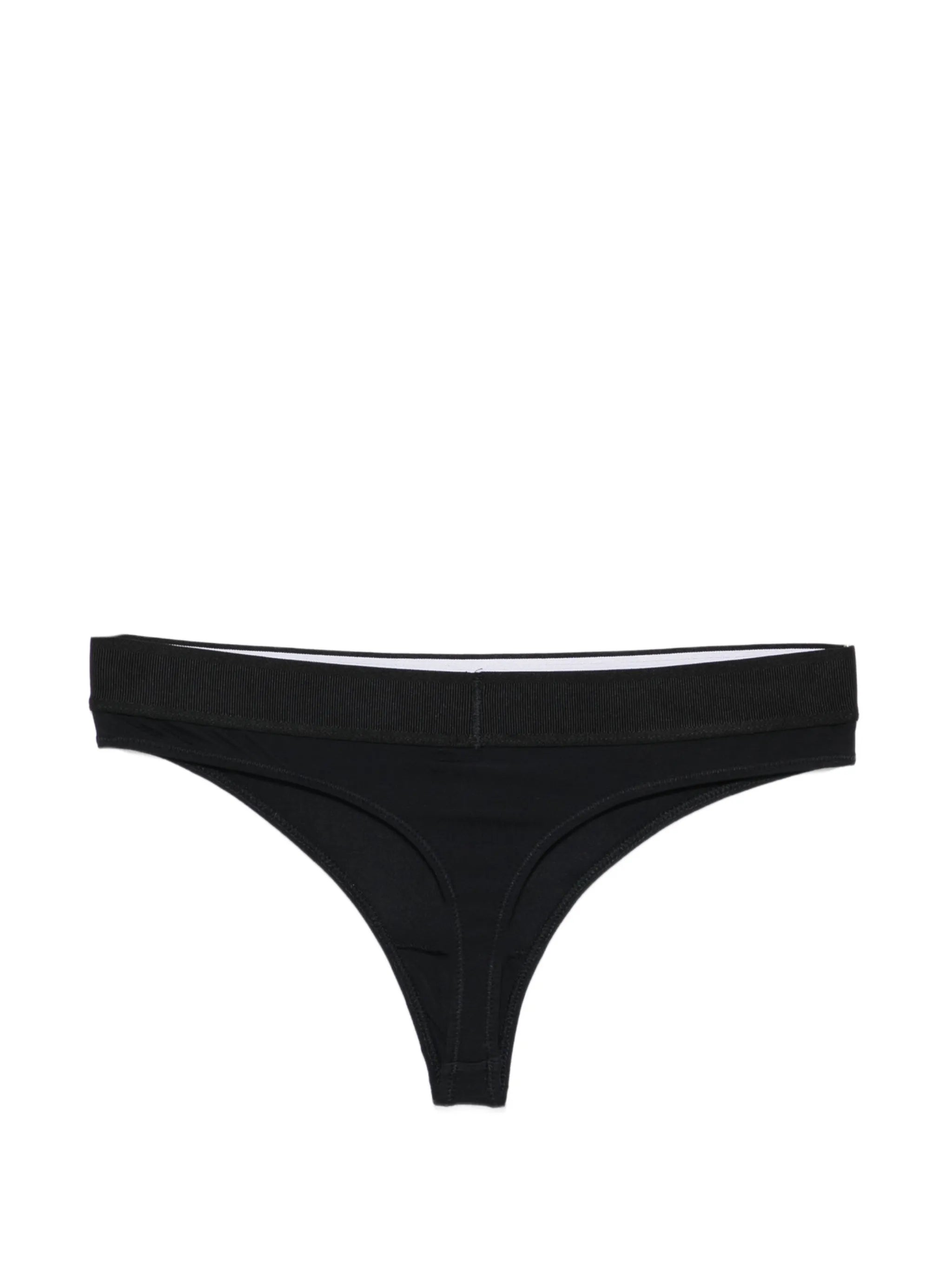 logo-waistband thong