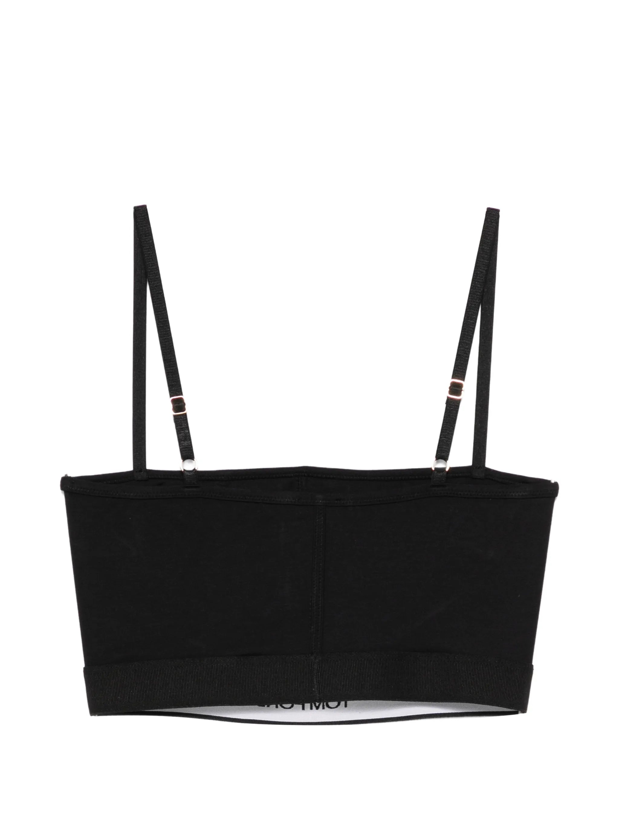 logo-band square-neck bra