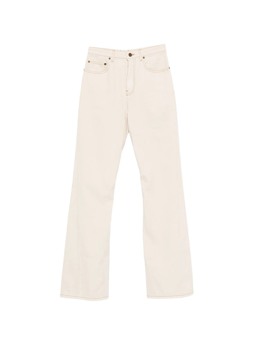 equestrian-knight straight-leg jeans