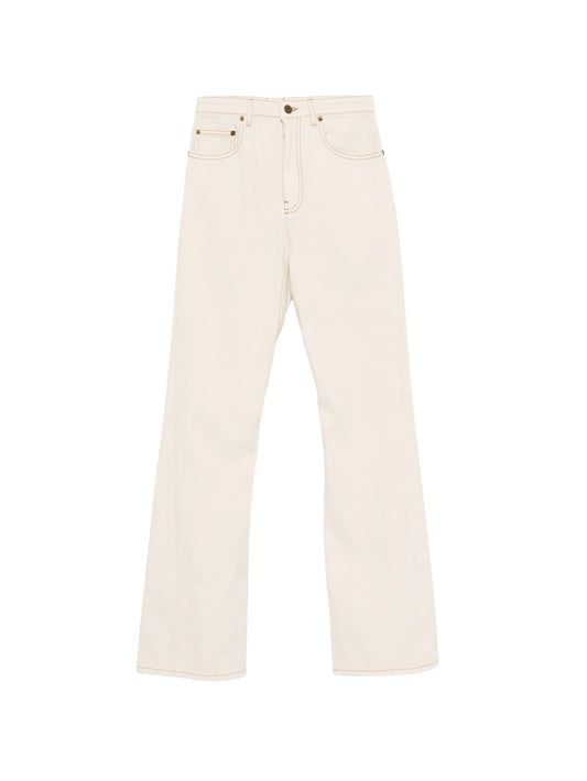 equestrian-knight straight-leg jeans