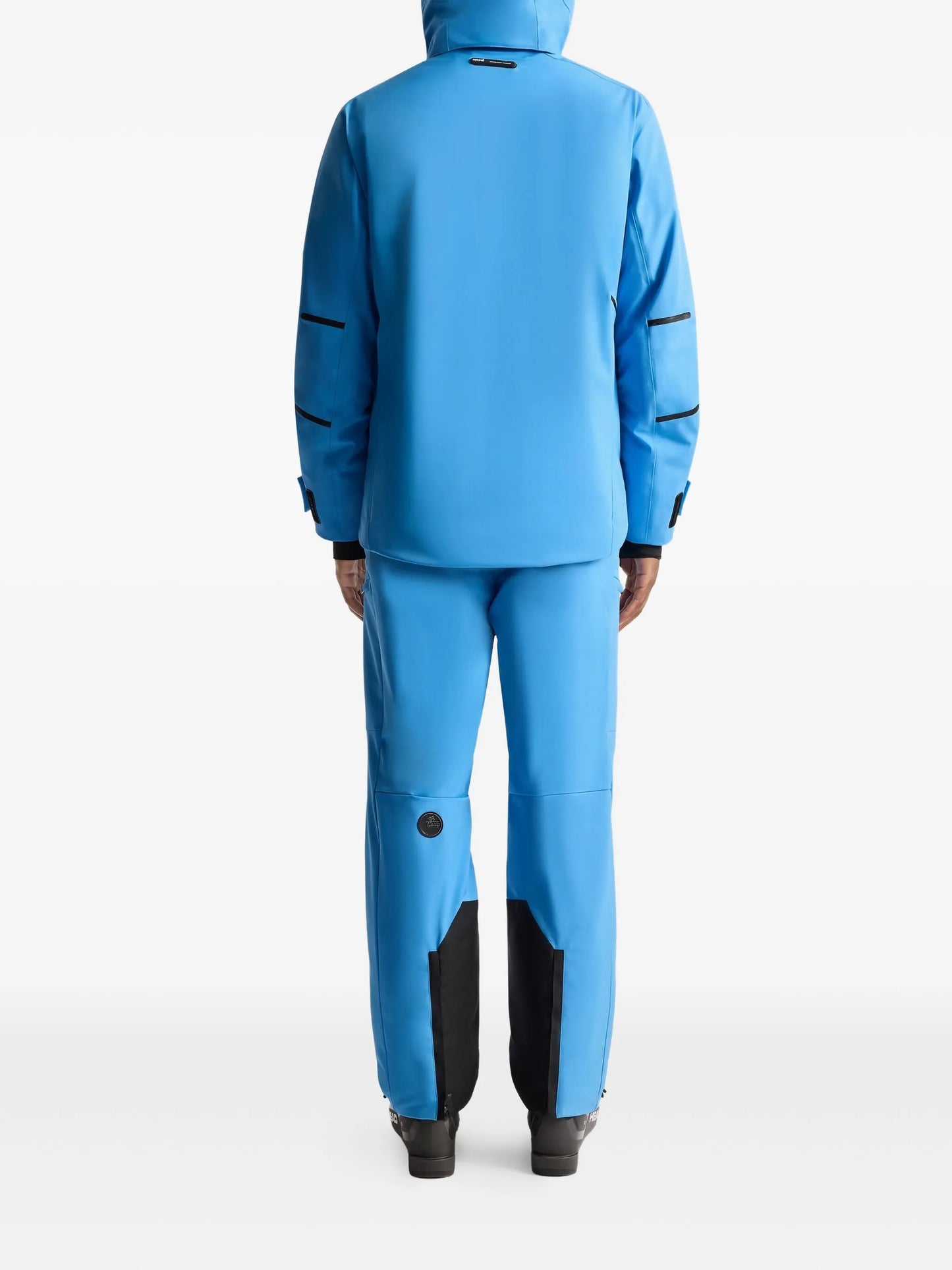 John hooded multiple-pockets ski jacket