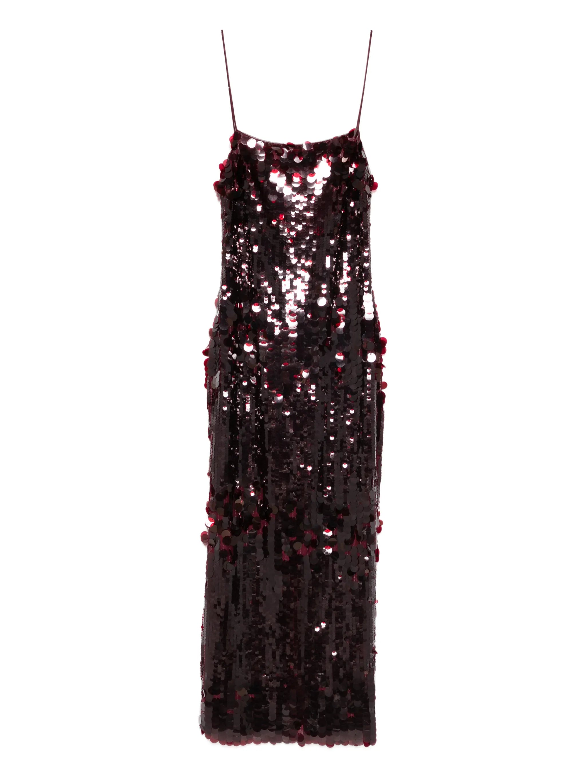 Alana sequin strap midi dress